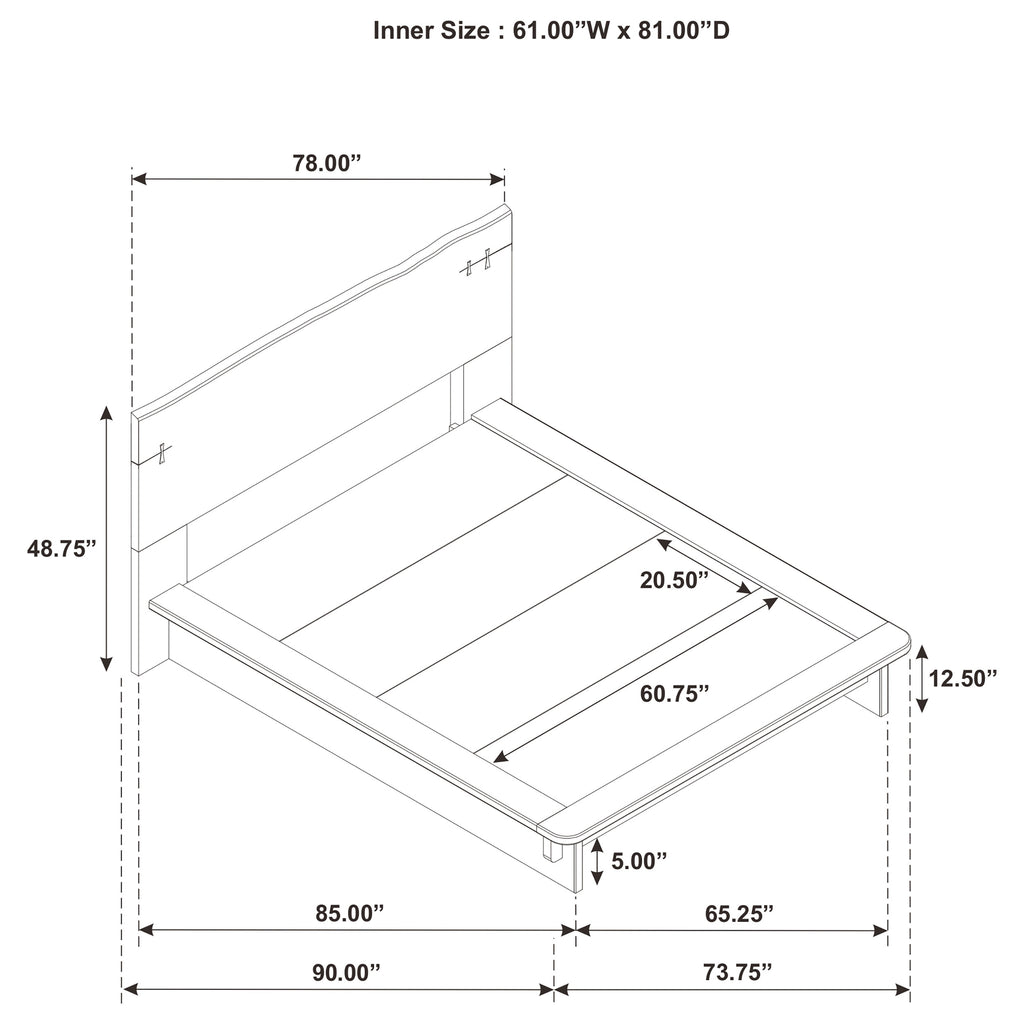 Stillwater Queen Platform Bed