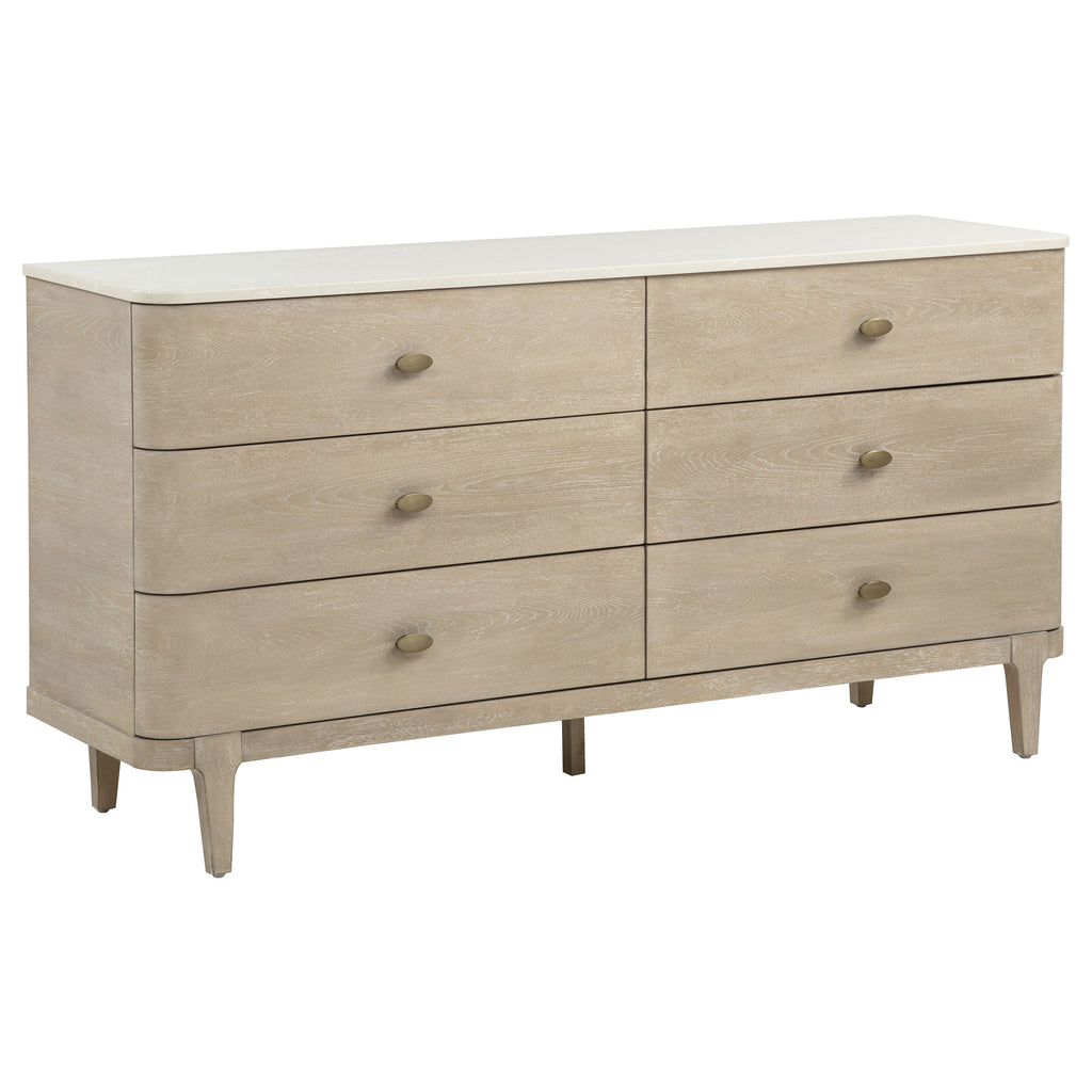 Lucaire 4-piece California King Bedroom Set Sandstone