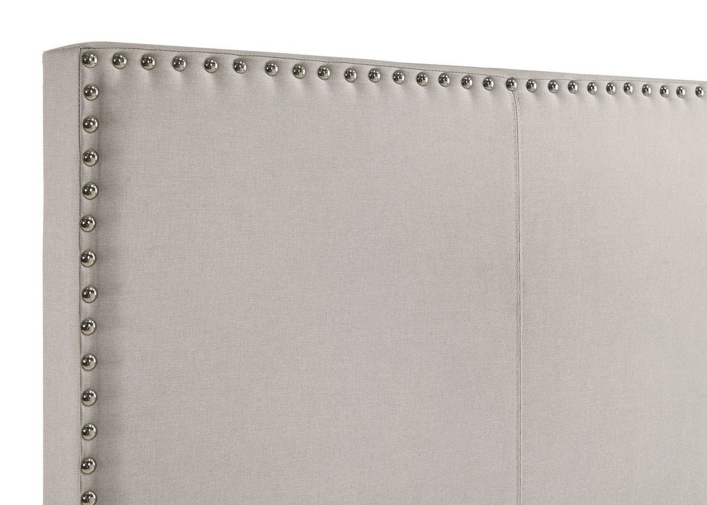 Boyd Upholstered Twin Panel Bed Ivory
