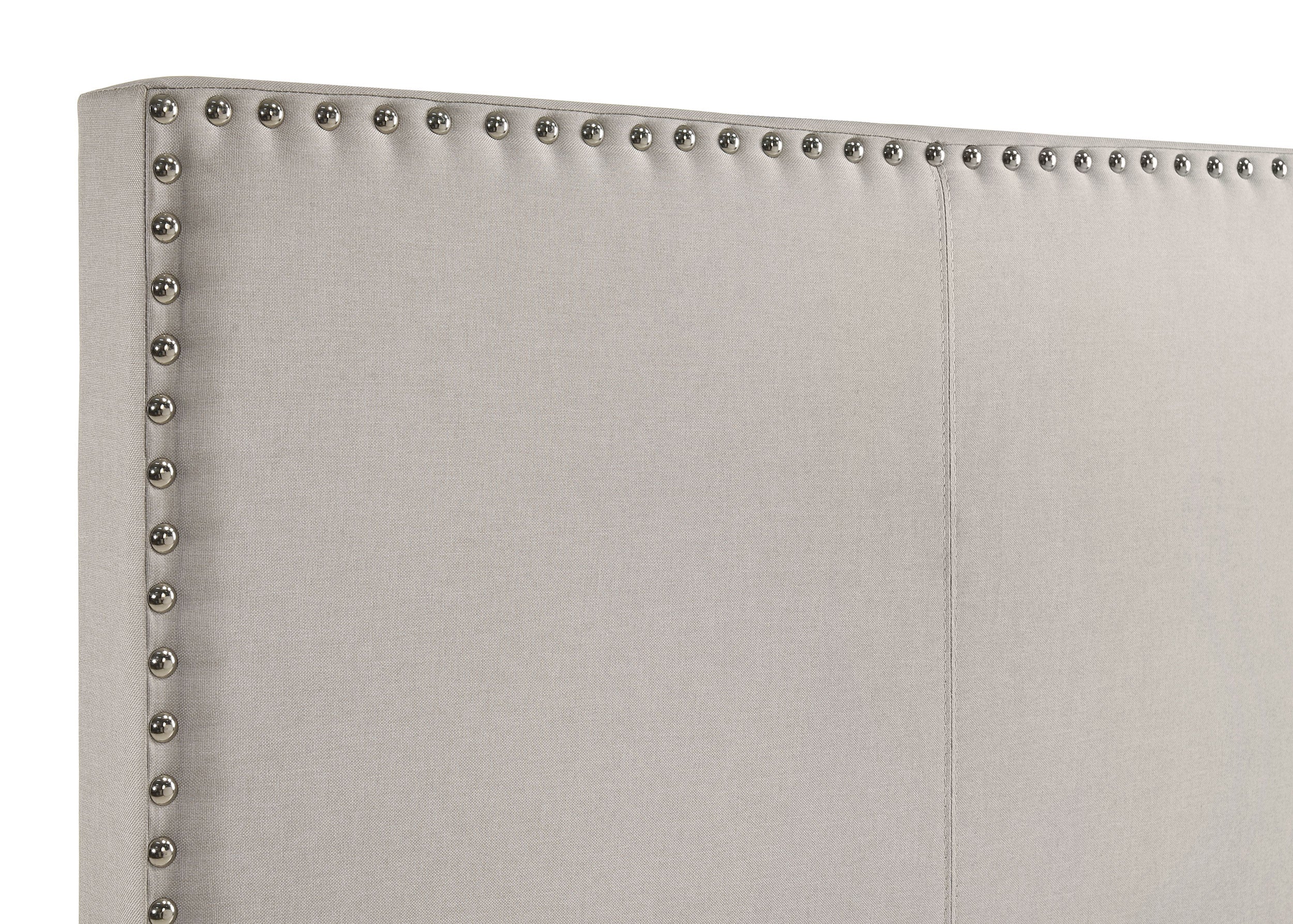 Boyd Upholstered Twin Panel Bed Ivory