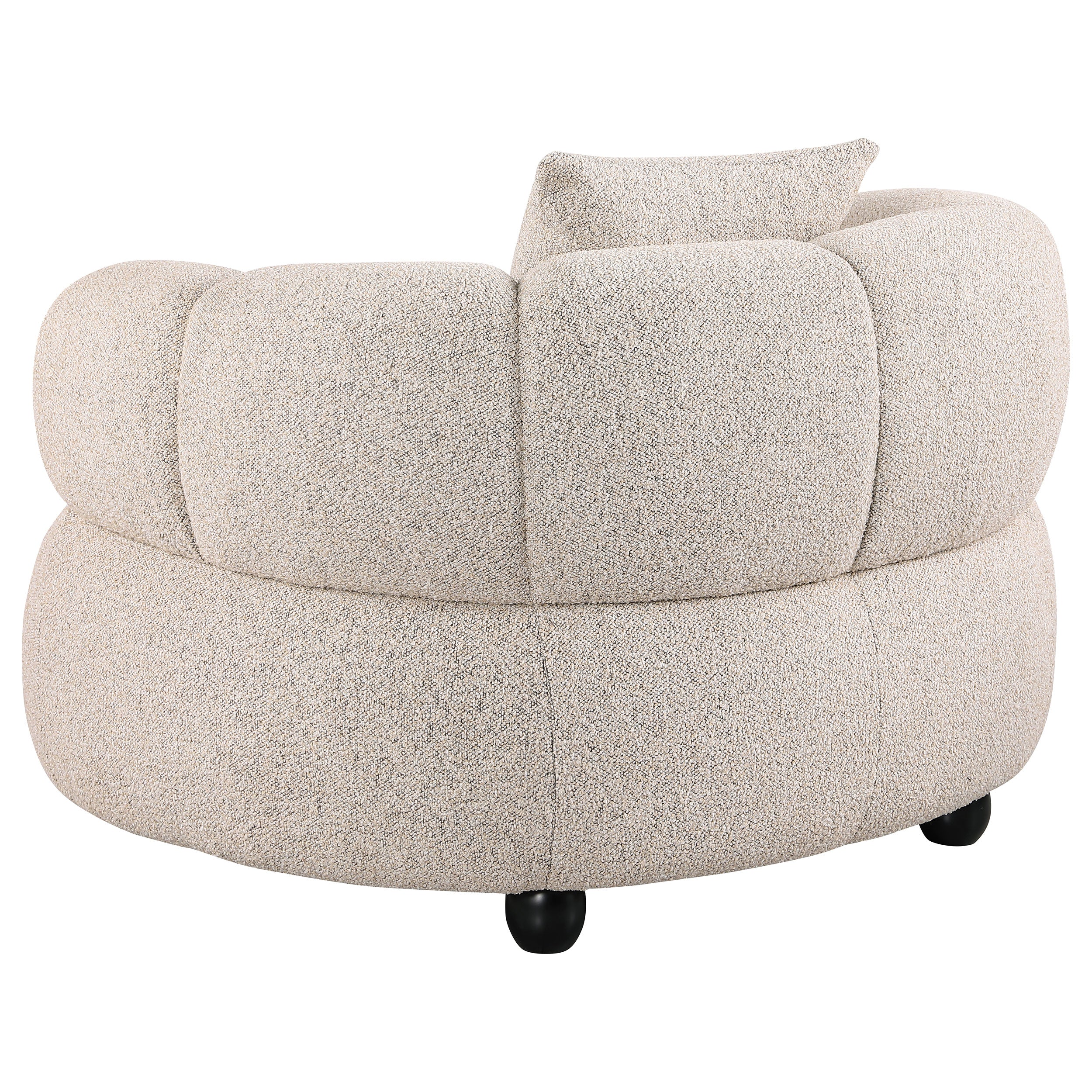 Whitney Contemporary Channel Tufted Woven Fabric Upholstered Sofa Set