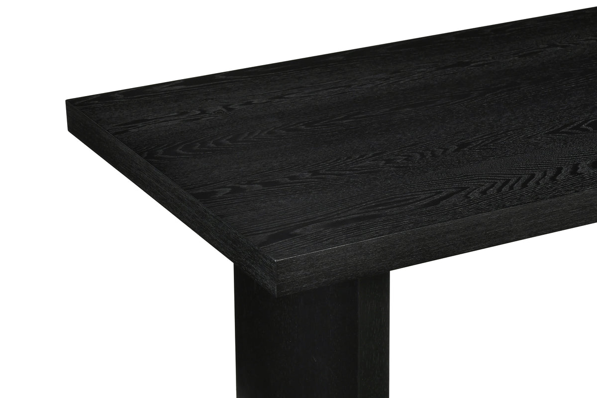 Decker 47-Inch Rectangular Cocktail Coffee Table Black