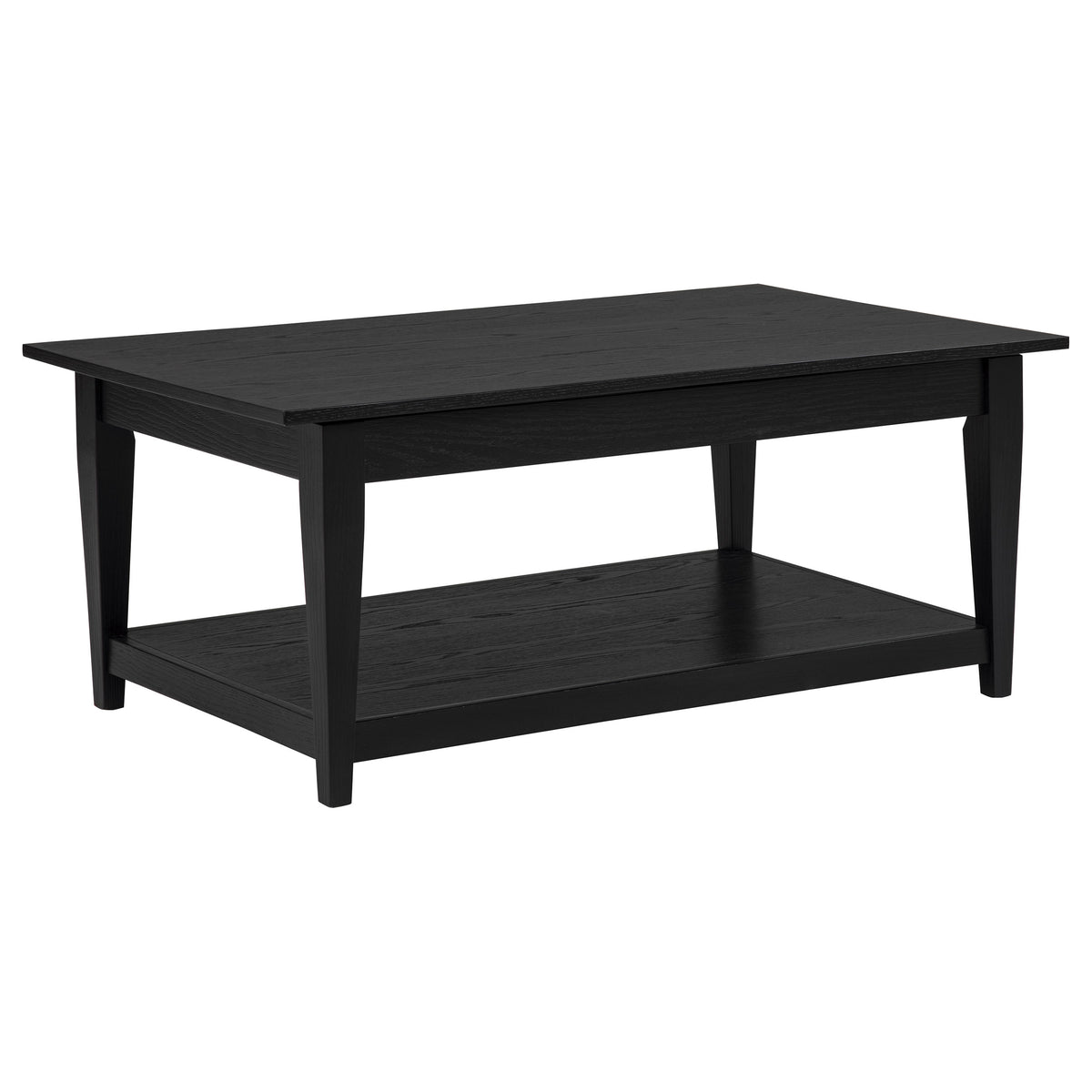 Lindenton 3-piece Wood Lift-Top Coffee and End Table Set Black