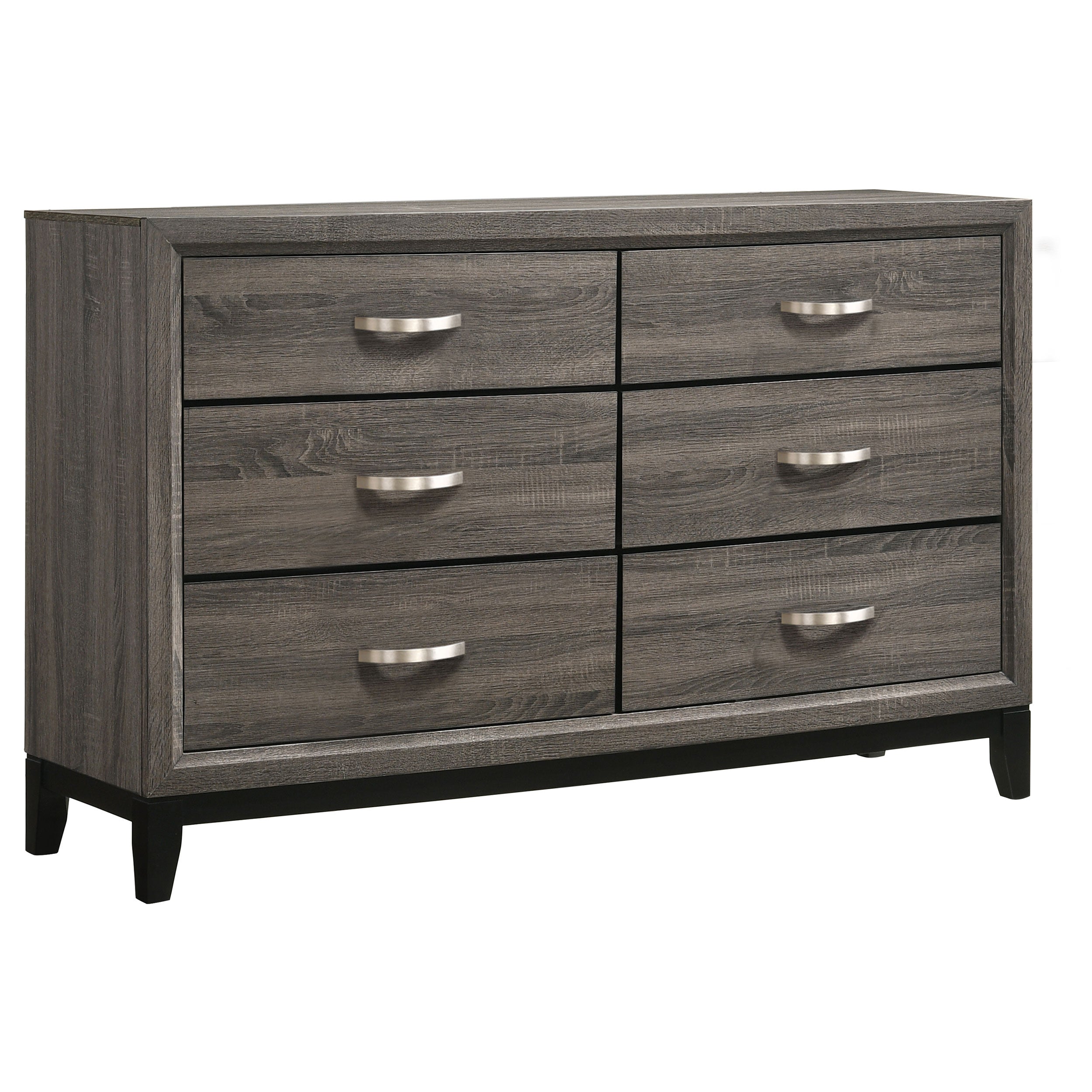 Watson Five-piece California King Bedroom Set Grey Oak