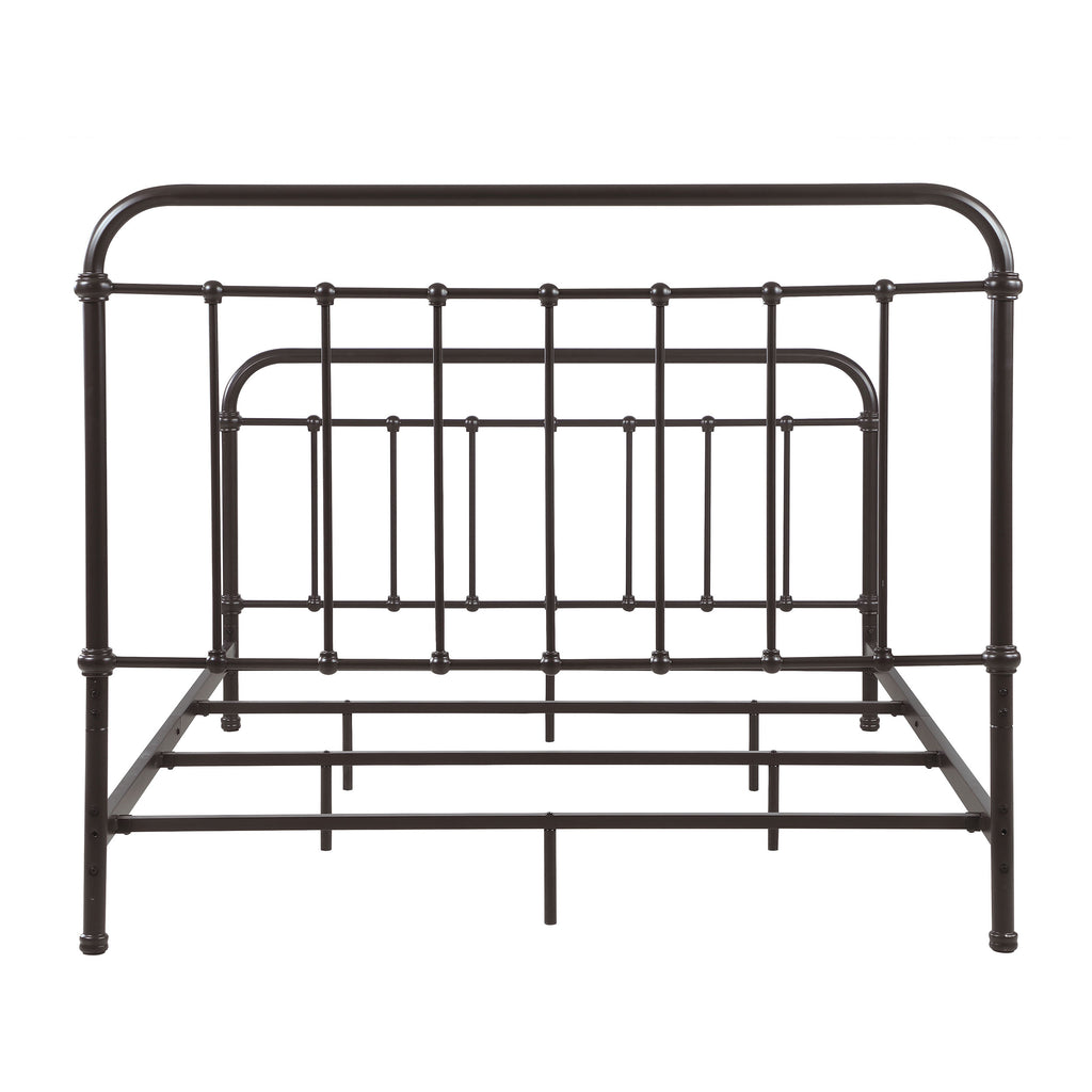 Livingston Metal Queen Open Frame Bed Dark Bronze