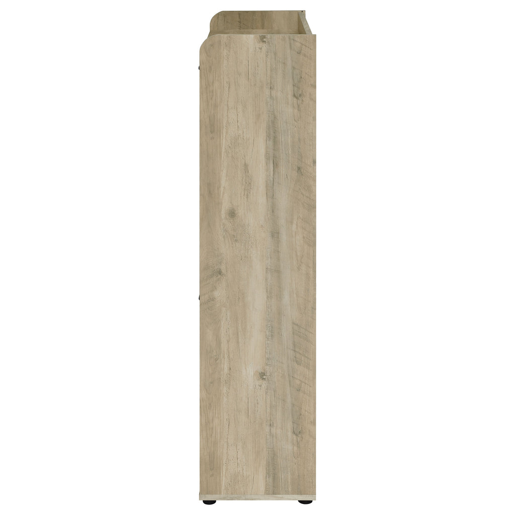 Denia 3-tier Engineered Wood Shoe Cabinet Grey