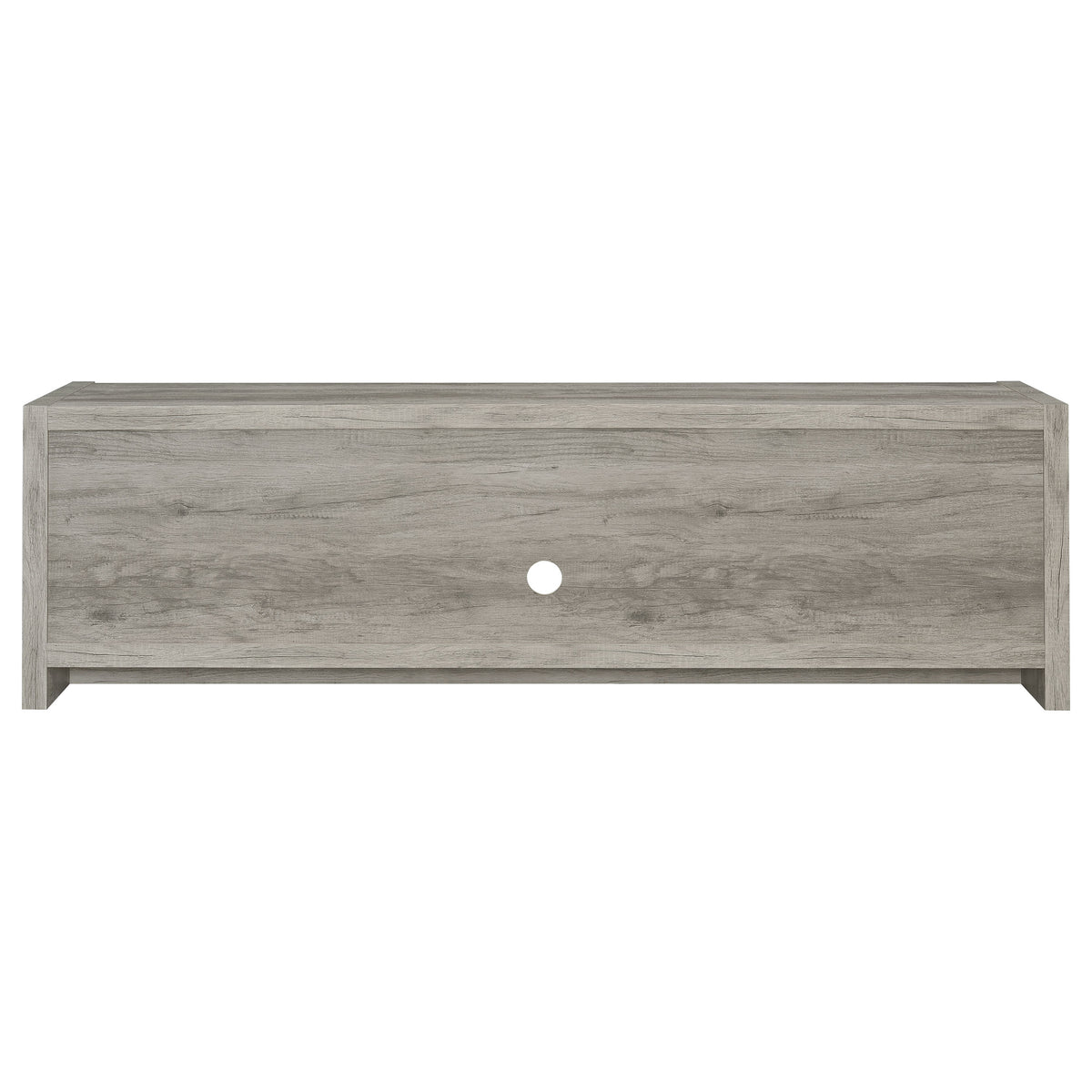 Burke 2-door Engineered Wood 71-inch TV Stand Grey Driftwood