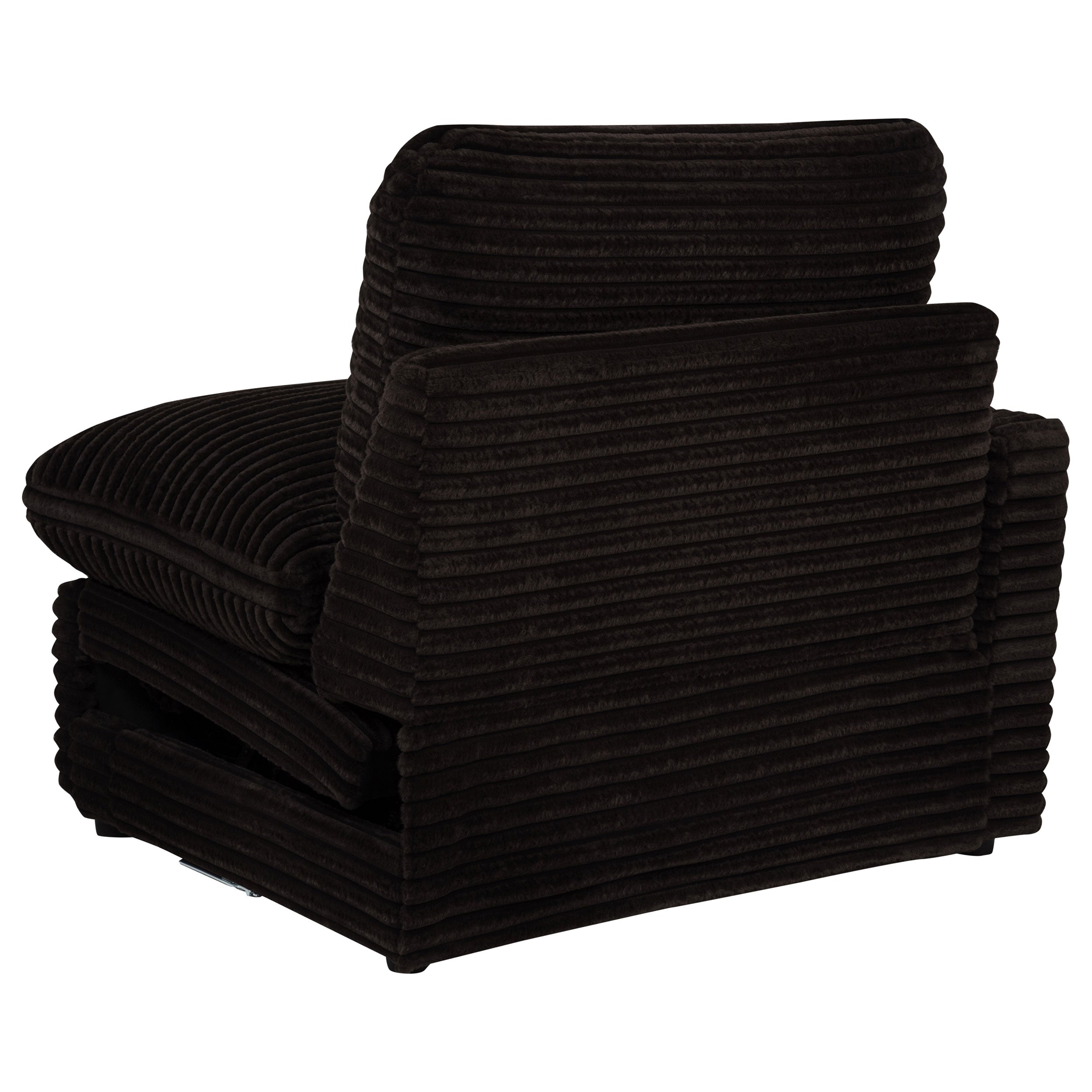 Collins Modular Power Loveseat Chocolate Brown