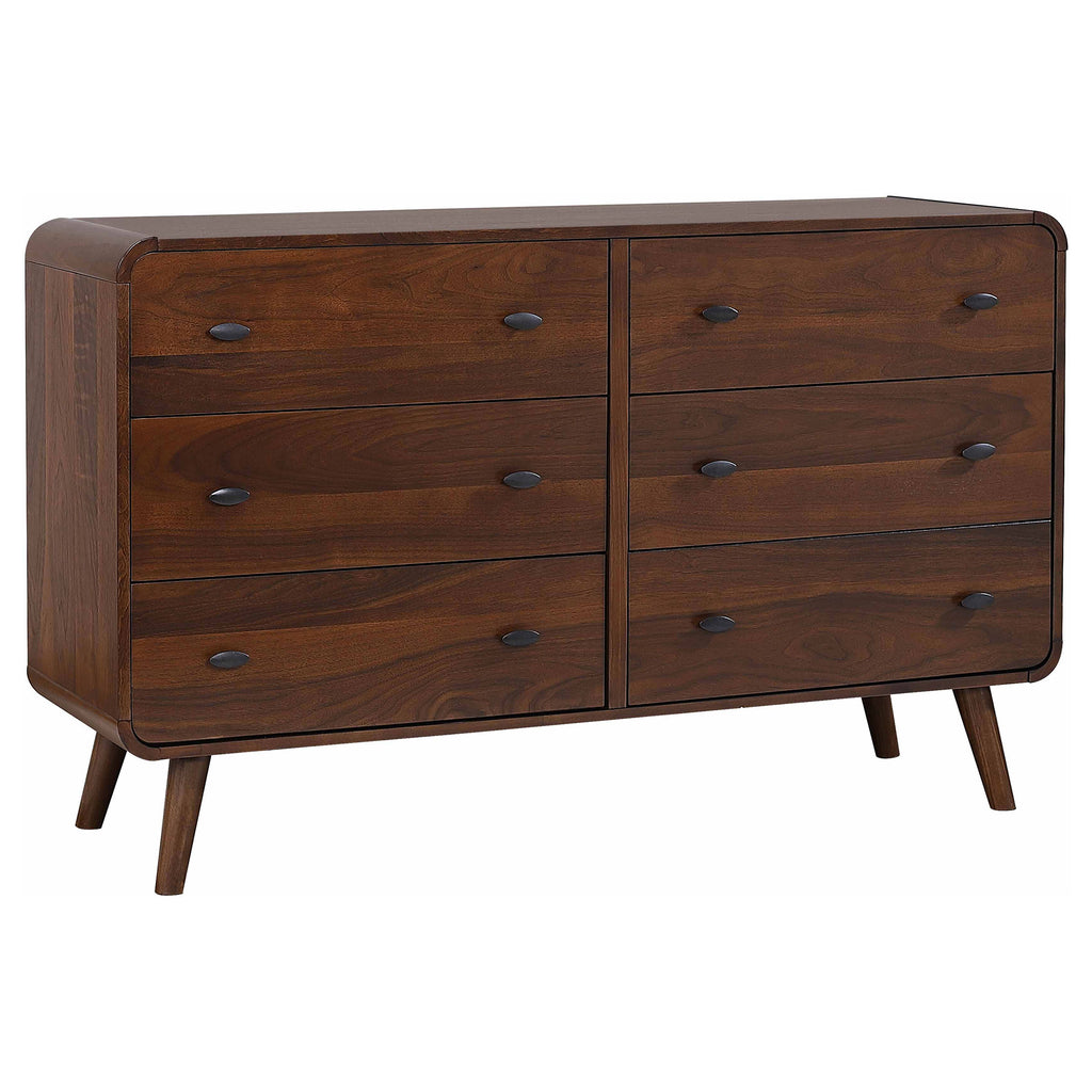 Robyn 4-piece California King Bedroom Set Dark Walnut