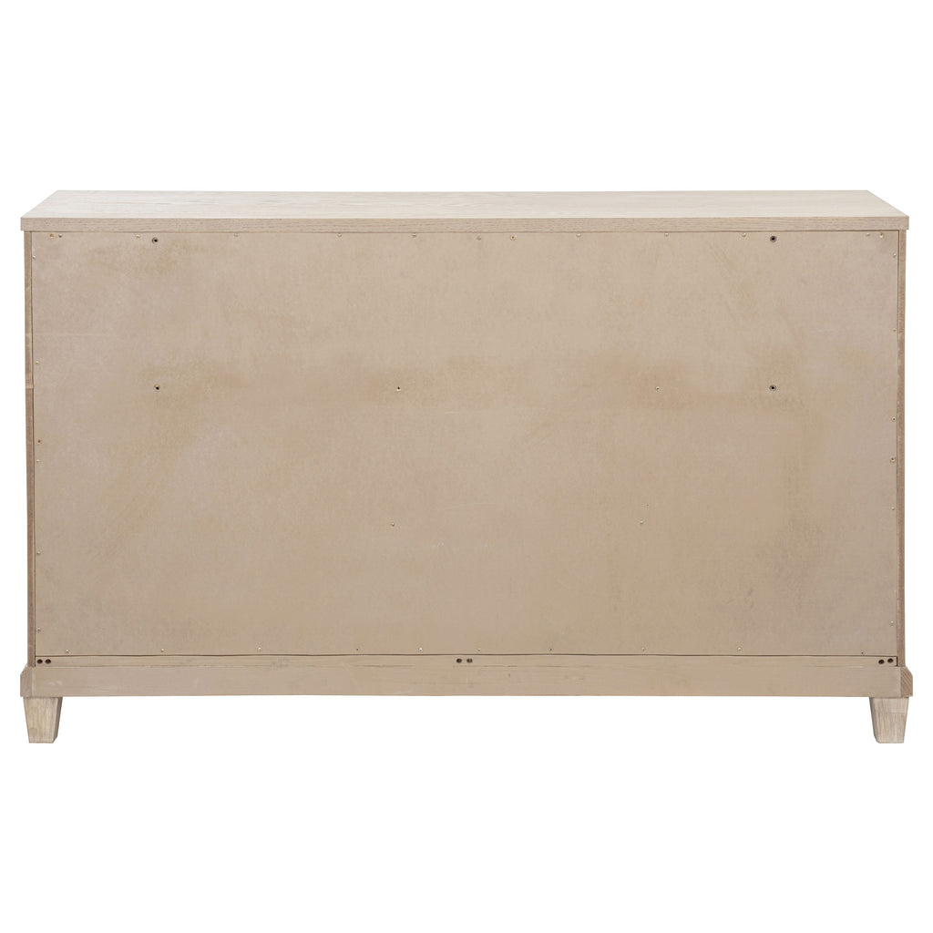 Pembroke 6-drawer Bedroom Dresser Cabinet Washed Oak