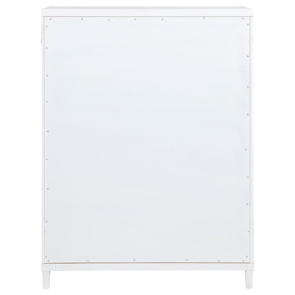 Gracemont 5-drawer Bedroom Chest of Drawers White