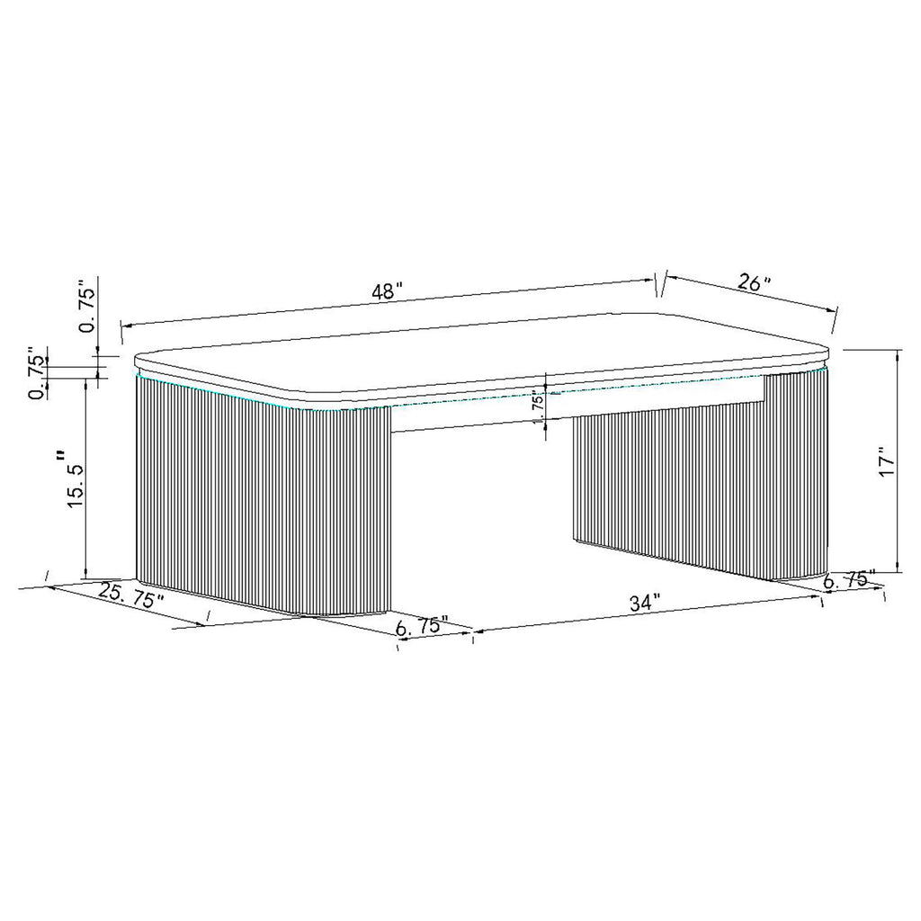 HP0426 Coffee Table Charcoal