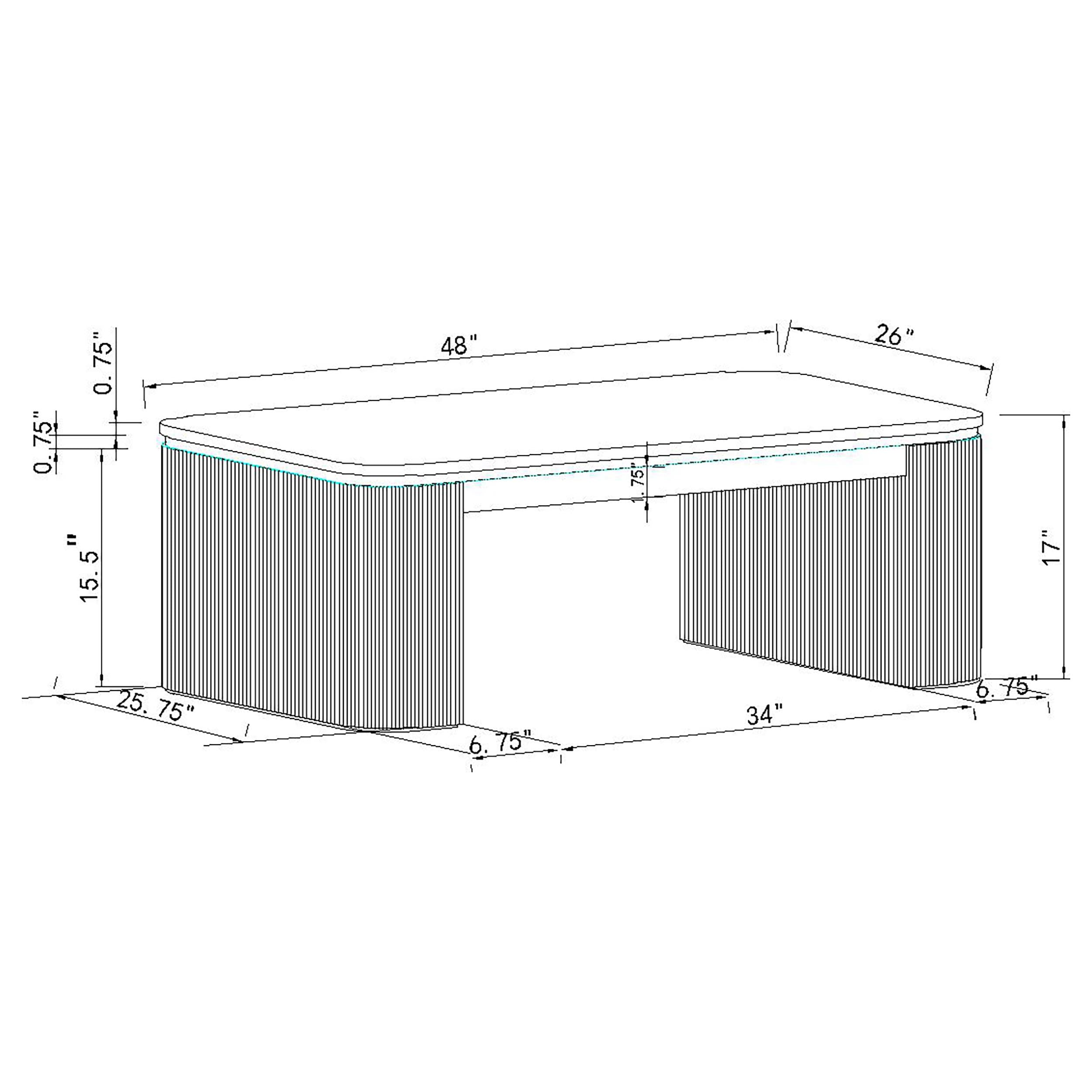 HP0426 Coffee Table Charcoal