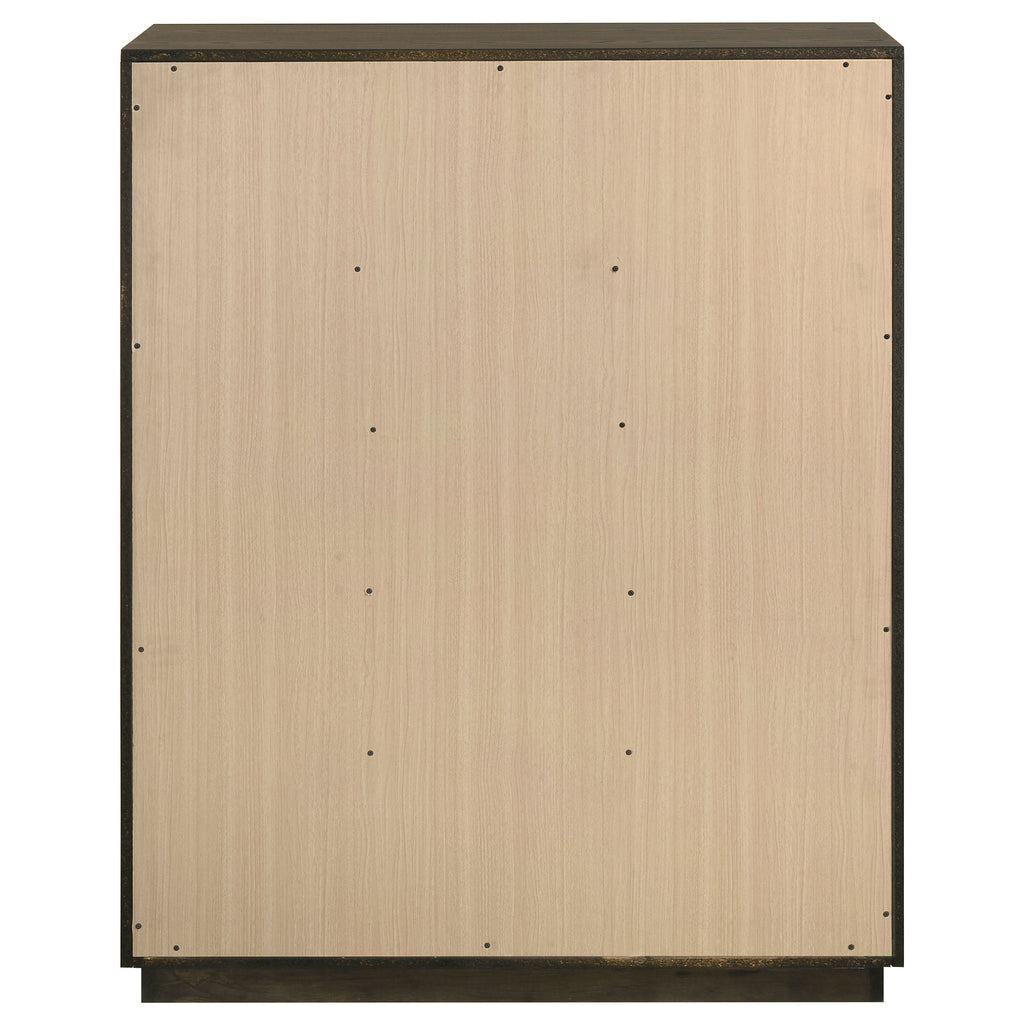 Atlas 5-drawer Bedroom Chest of Drawers Dark Oak