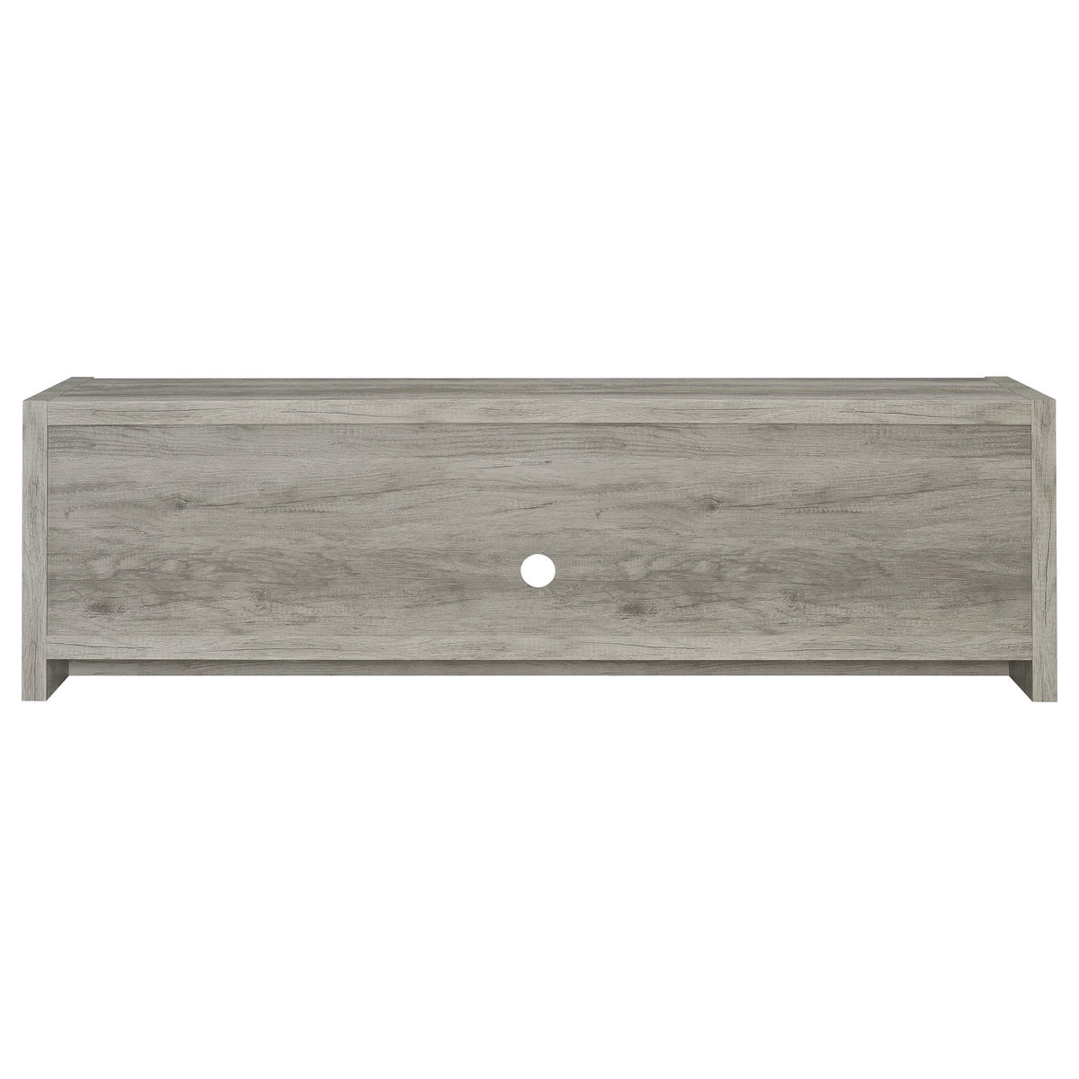 Burke 2-door Engineered Wood 71-inch TV Stand Grey Driftwood