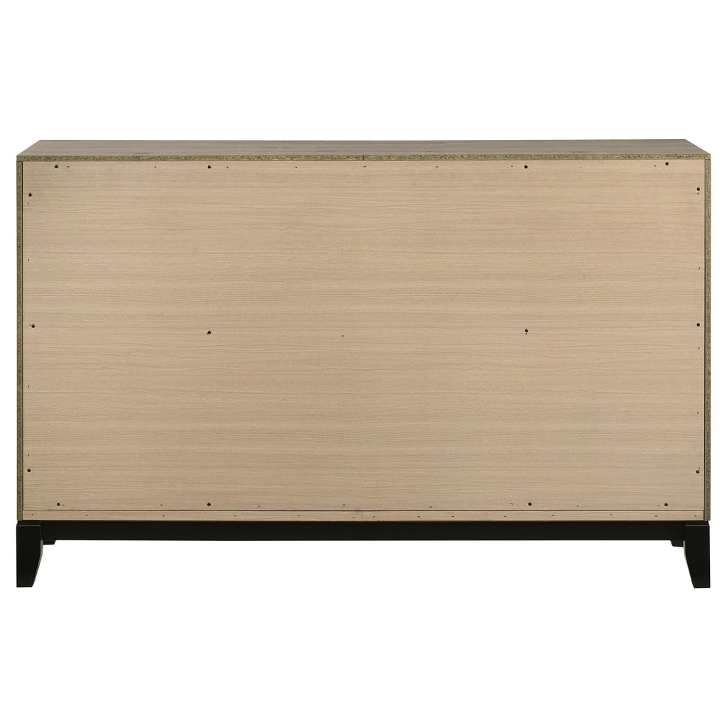 Valen 6-drawer Bedroom Dresser Cabinet Light Taupe