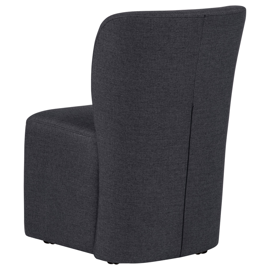 Jaelynn Upholstered Parsons Dining Side Chair Charcoal (Set of 2)