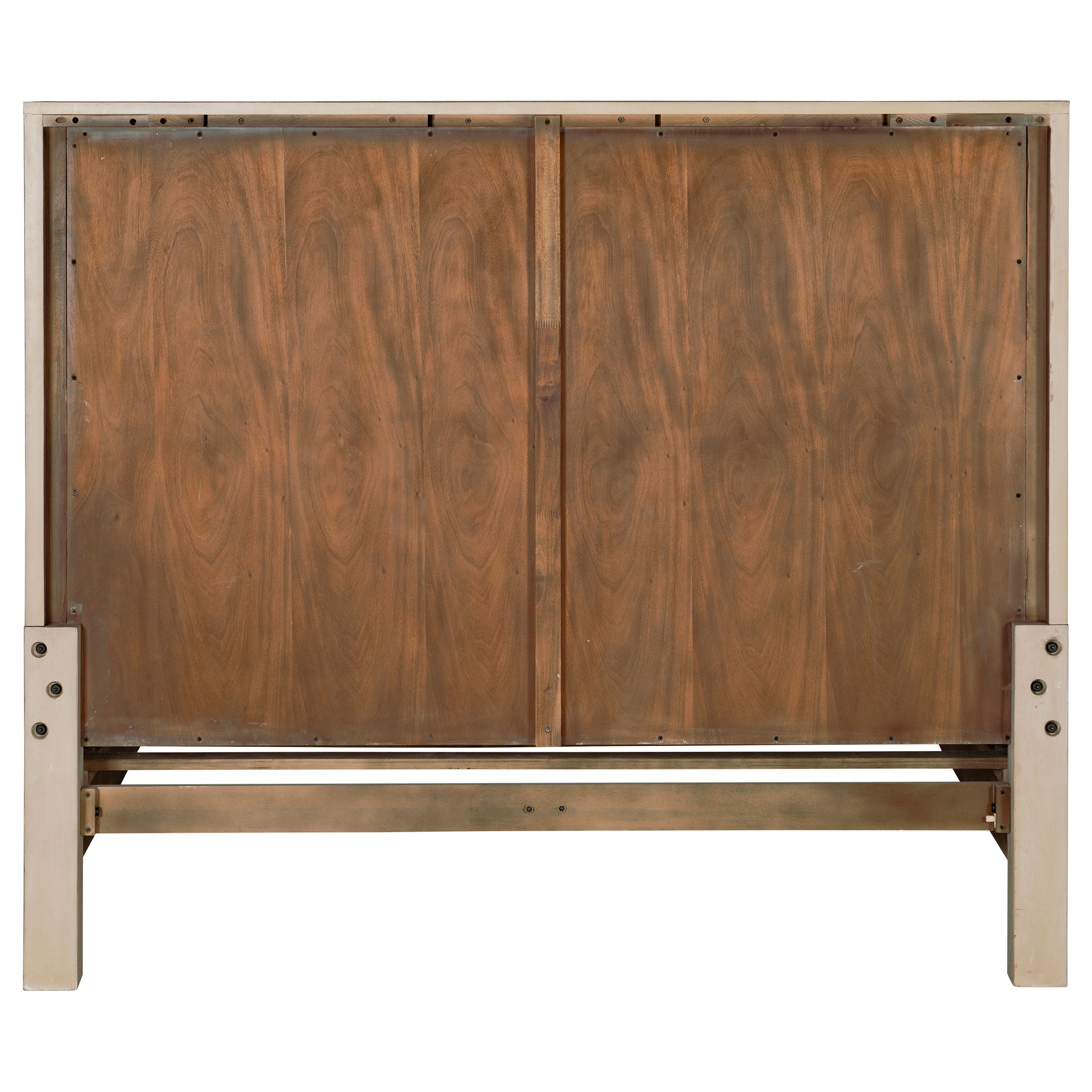 Solano 56-inch Eastern King Panel Bed Weathered Mango