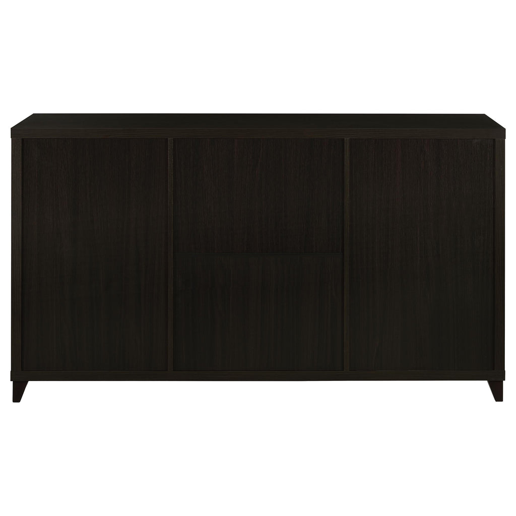 Lewes 2-door Engineered Wood 60-inch TV Stand Cappuccino