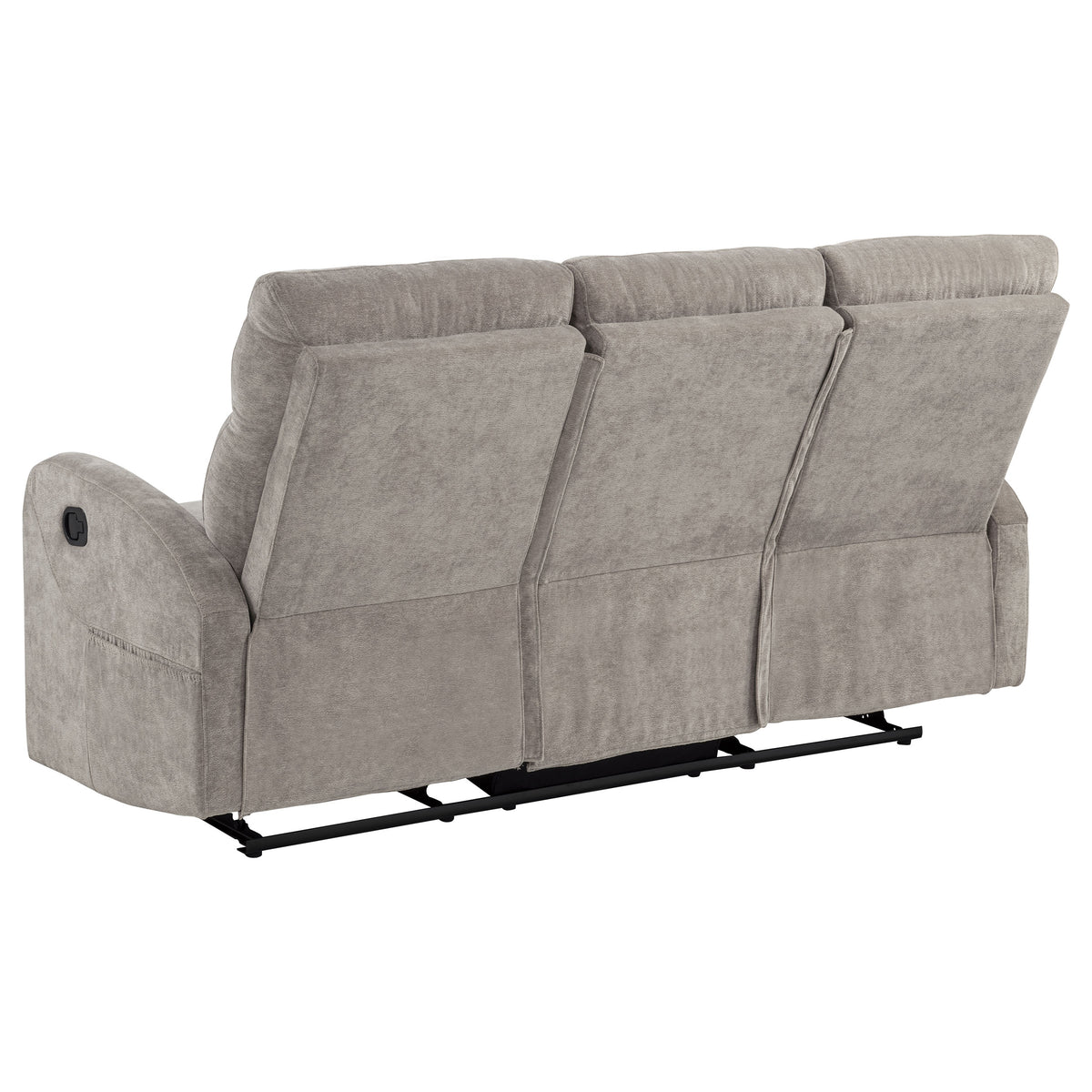 Hamilton 2-piece Chenille Manual Reclining Sofa Set Sand