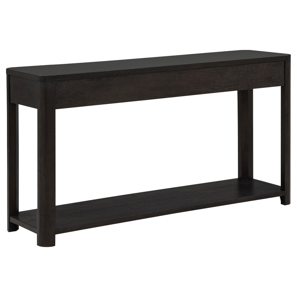 Marcelo Sofa Console Table with 2 Drawers and Shelf Coffee