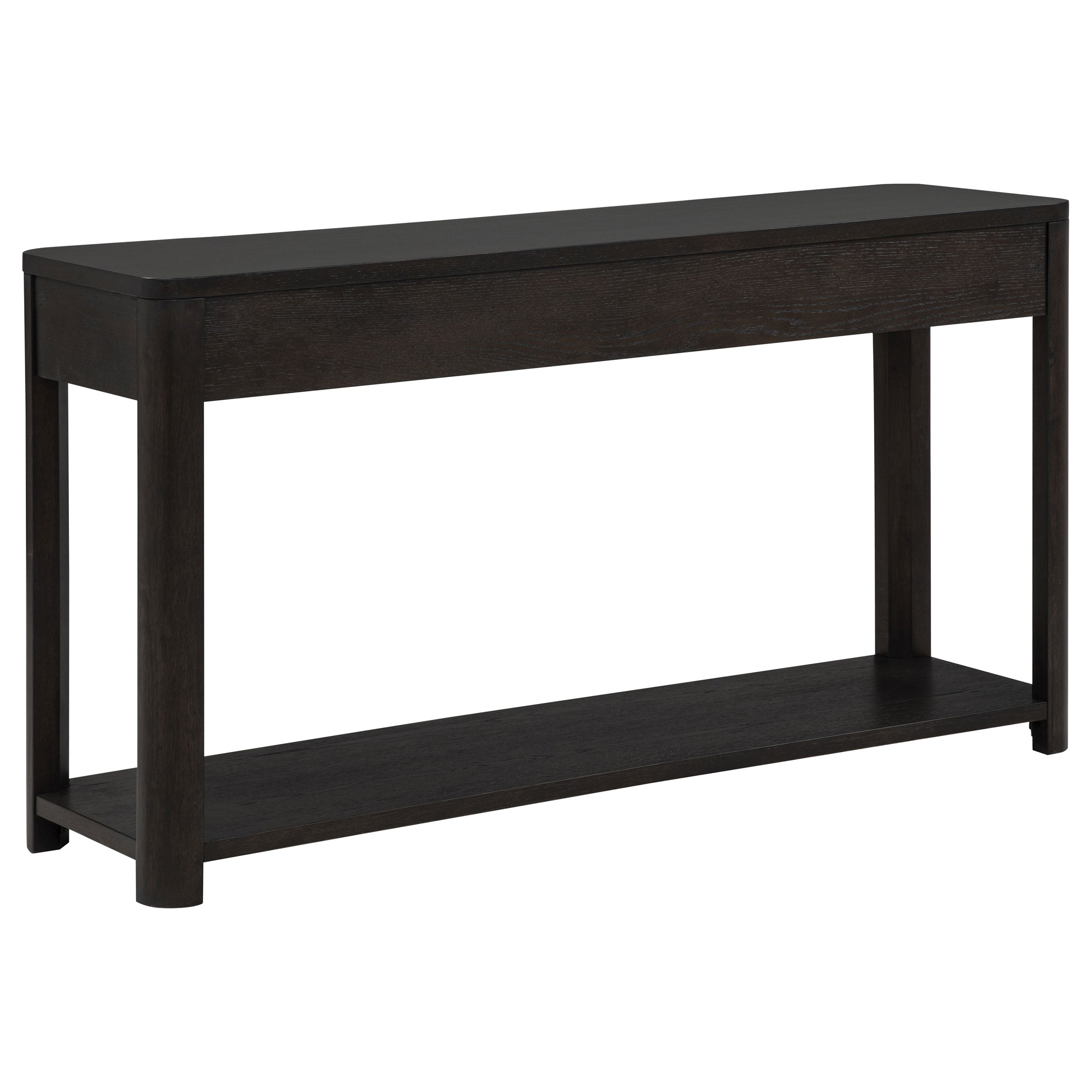 Marcelo Sofa Console Table with 2 Drawers and Shelf Coffee