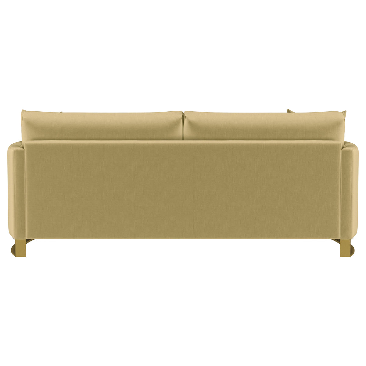 Corliss Upholstered Curved Track Arm Sofa Camel