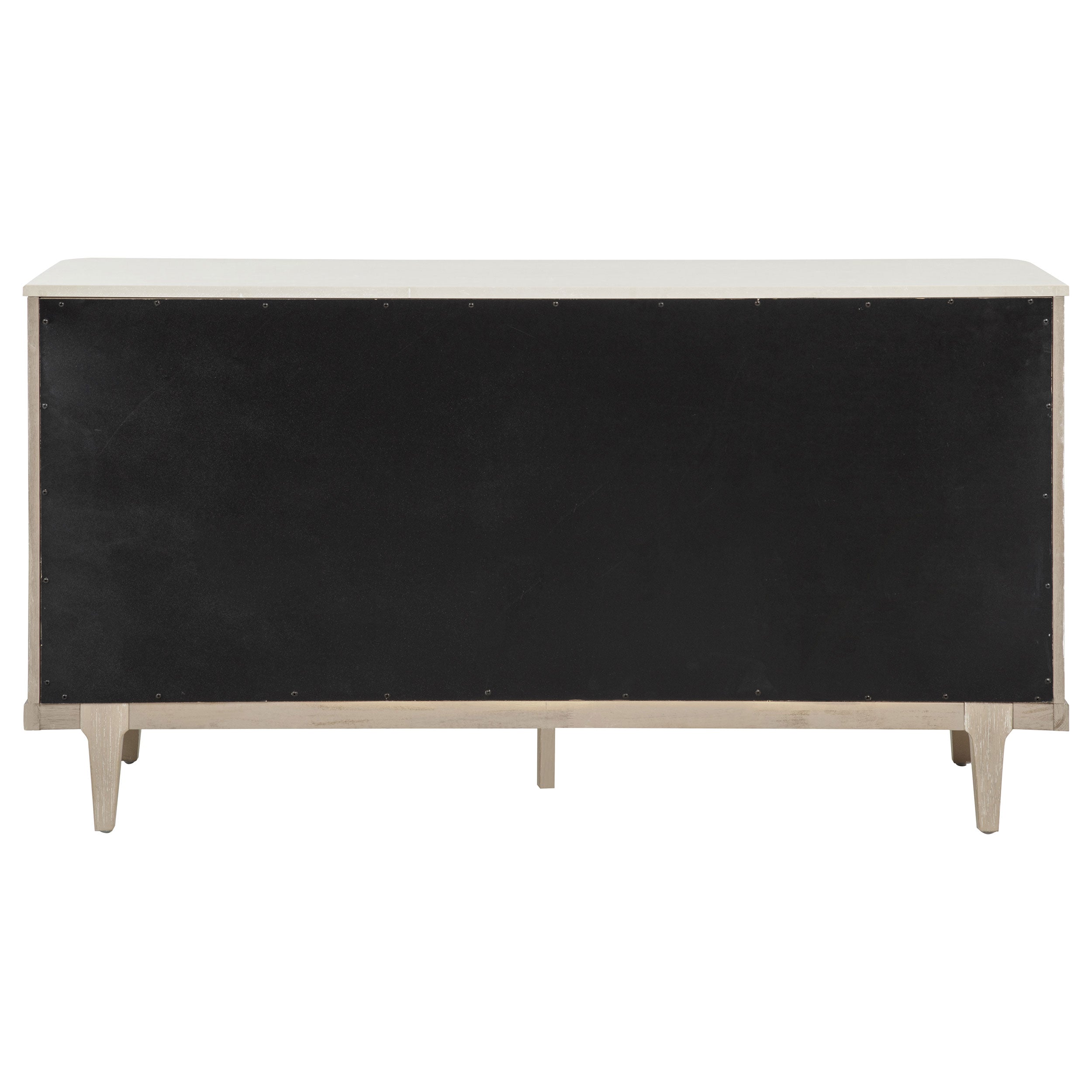Lucaire 2-door 3-drawer Cultured Marble Top Sideboard Sandstone