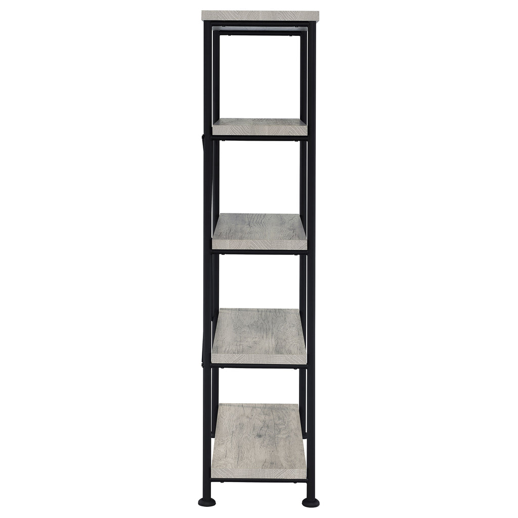 Analiese 63-inch 4-shelf Bookshelf Grey Driftwood