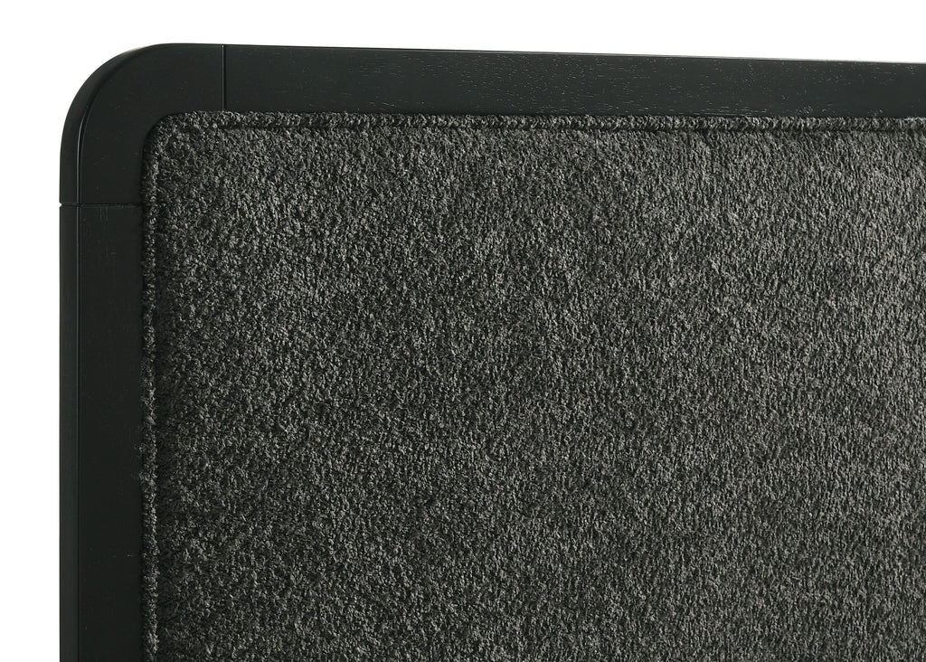 Cavelle 51-inch Upholstered Twin Panel Bed Black