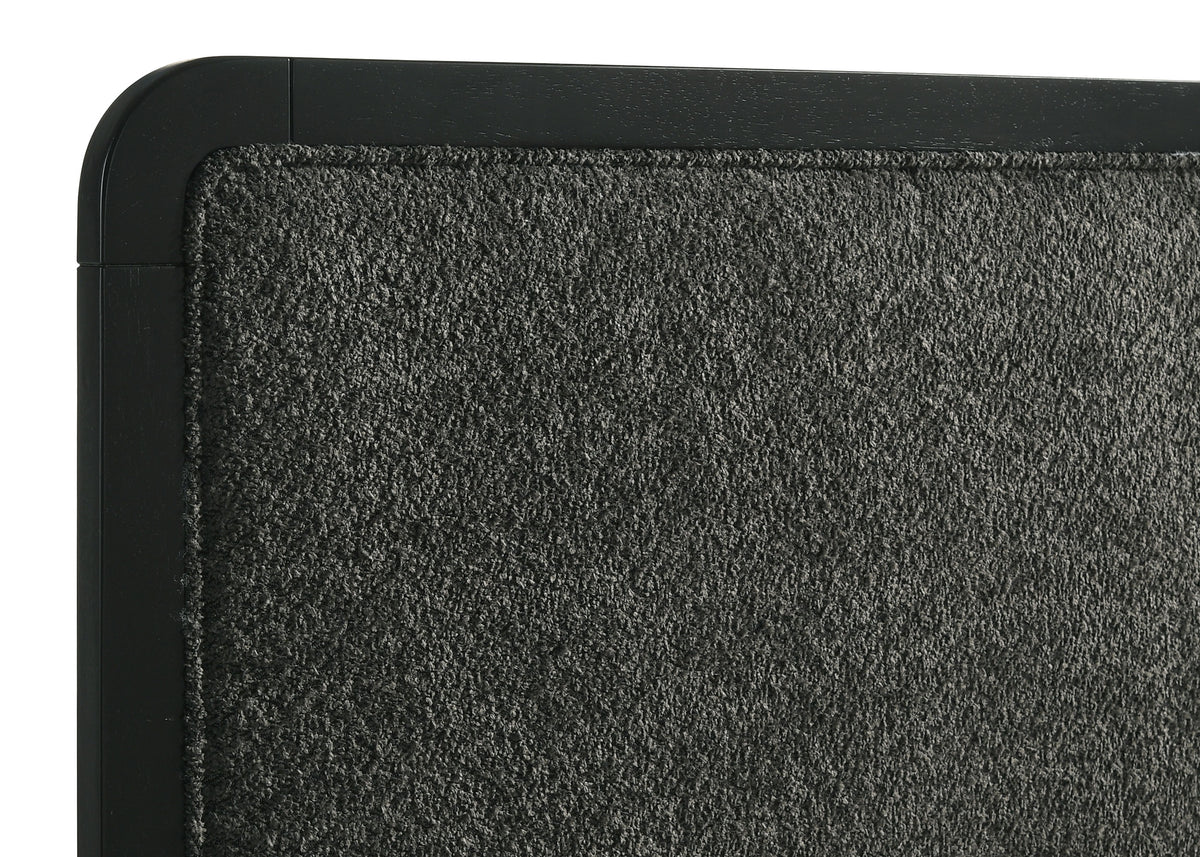 Cavelle 51-inch Upholstered Twin Panel Bed Black