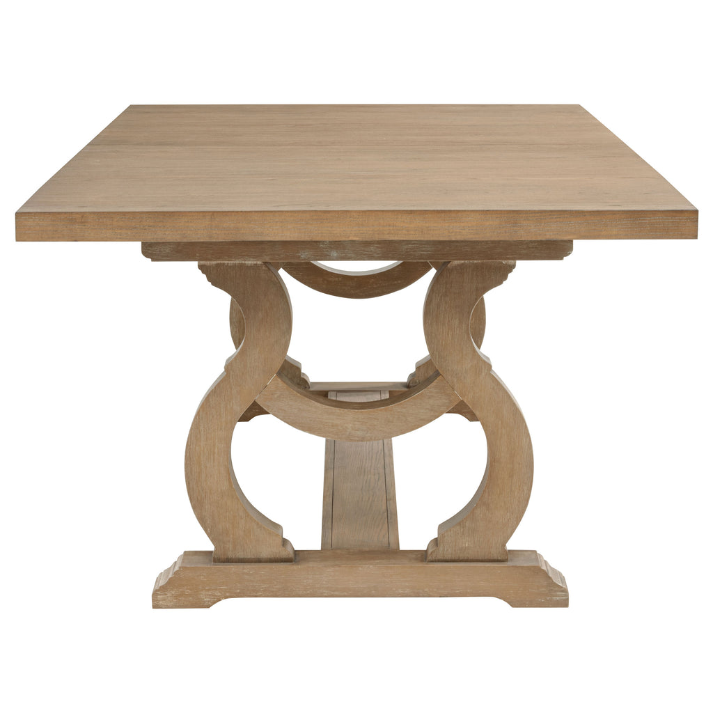 Brockway 104-inch Extension Leaf Dining Table Barley Brown