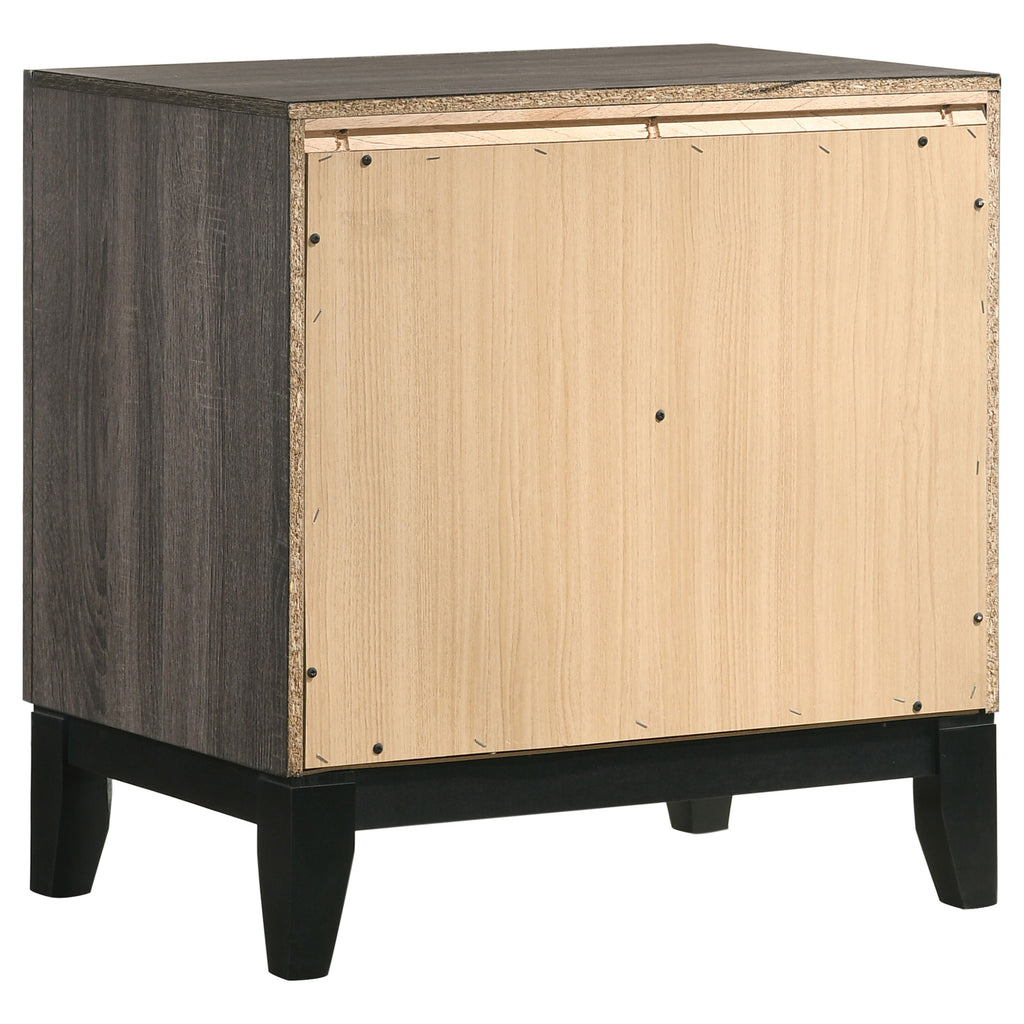 Watson Four-piece Full Bedroom Set Grey Oak