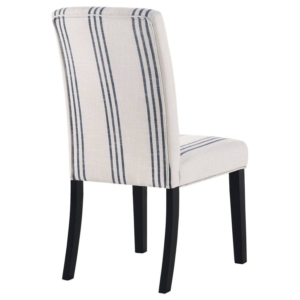Herran Upholstered Dining Side Chair Beige (Set of 2)