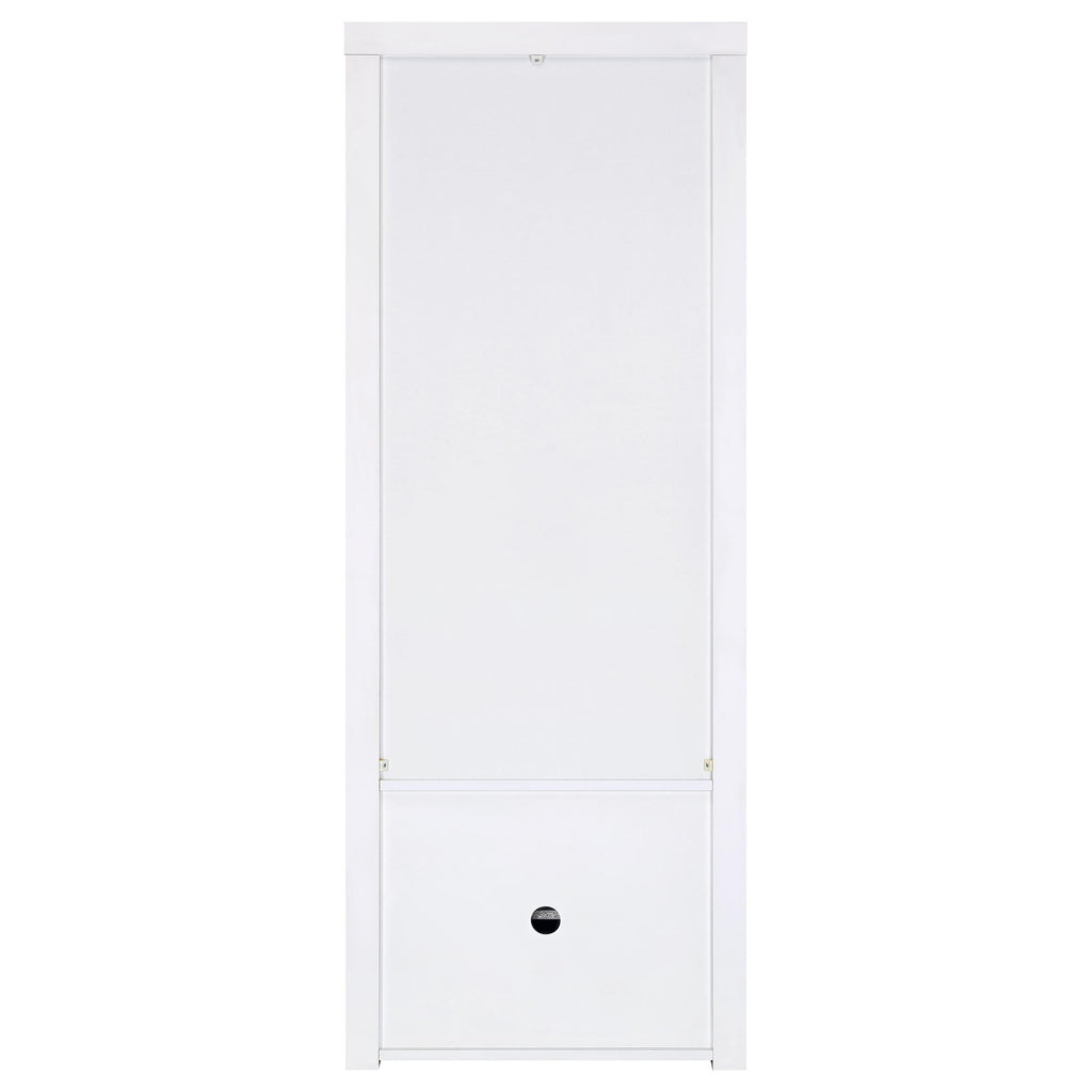 Jude 3-shelf Engineered Wood Media Tower High Gloss White