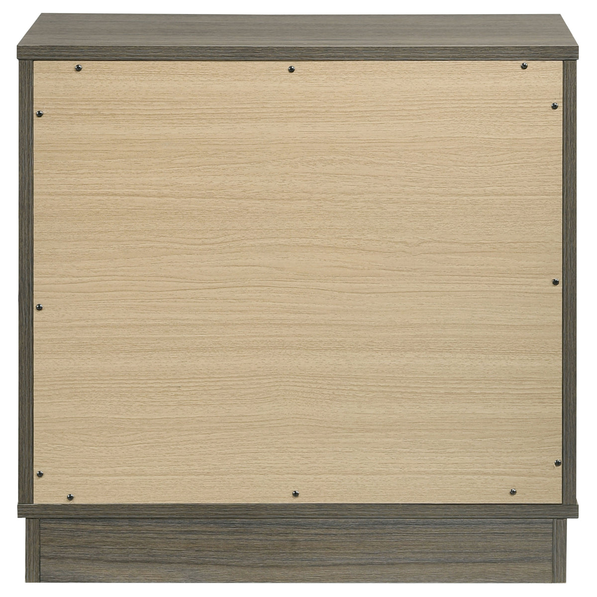 Fenwick 2-drawer Nightstand Bedside Table Grey Oak