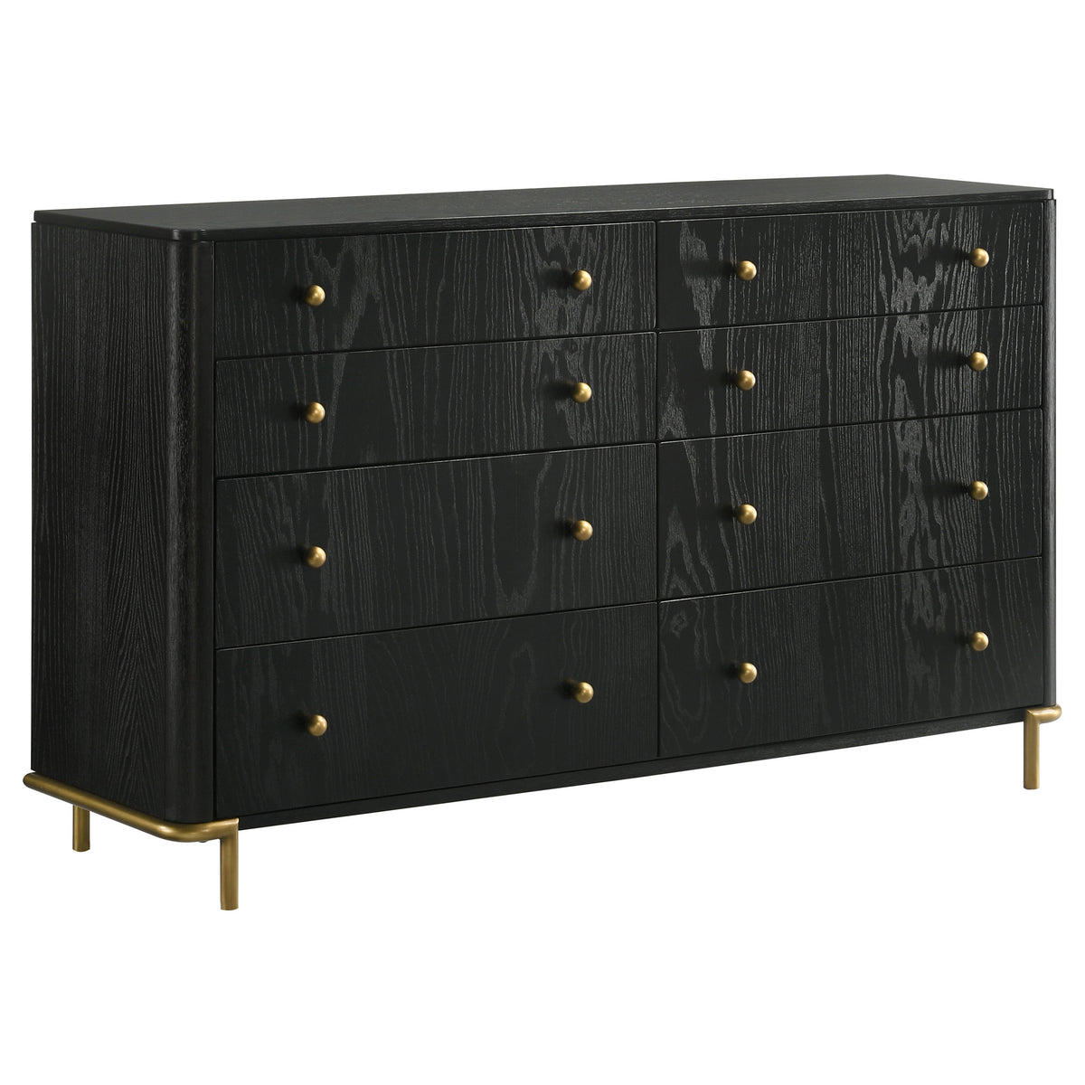 Arini 4-piece California King Bedroom Set Cream and Black