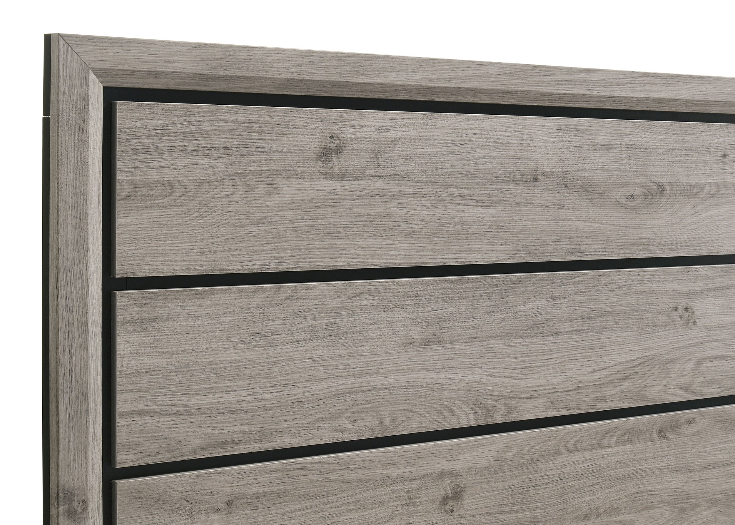 Valen Wood Twin Panel Bed Light Taupe