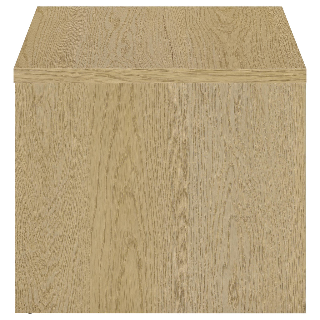 Canoga 3-piece Lift Top Cocktail Coffee Table Set Light Oak