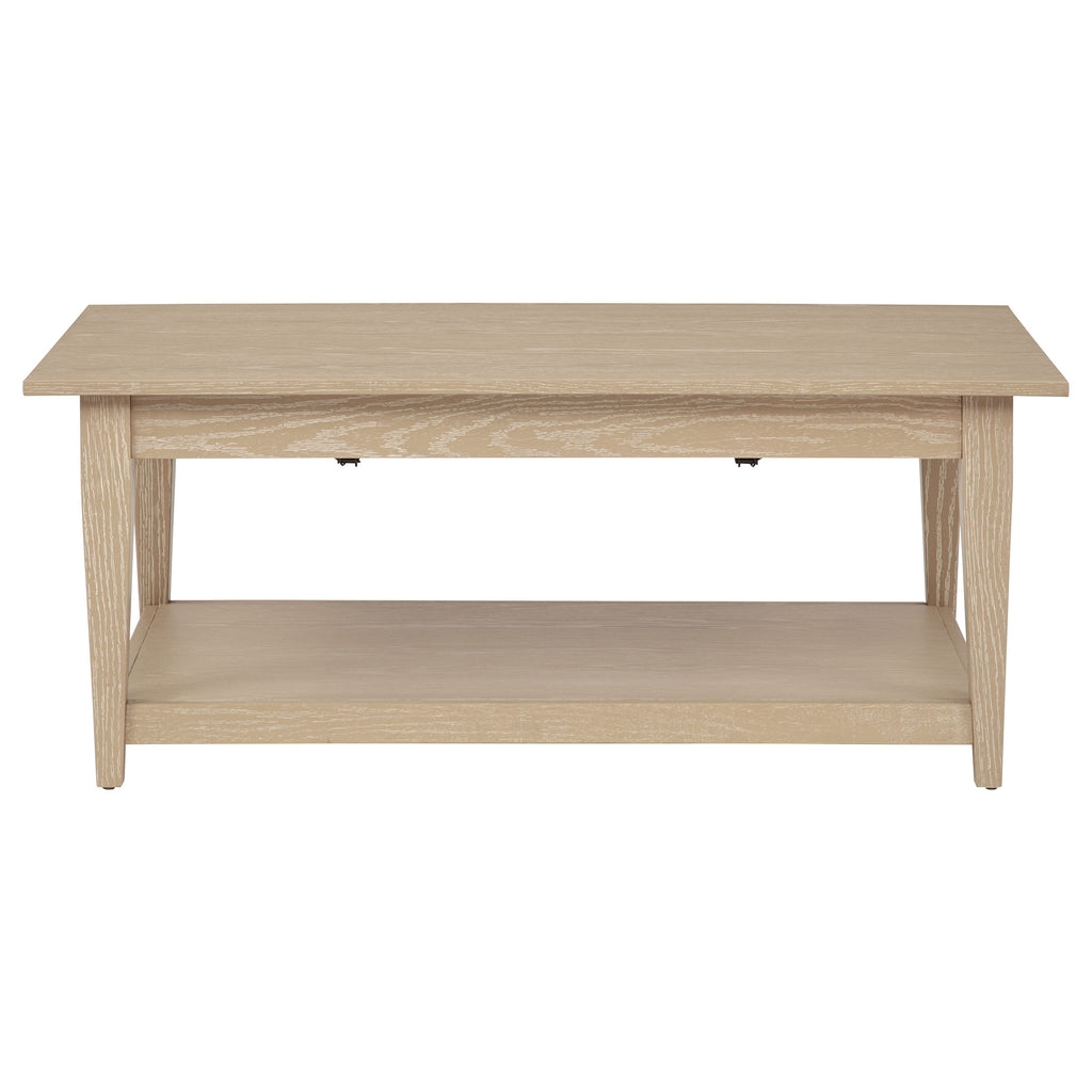 Lindenton Lift-Top Occasional Cocktail Coffee Table Blonde