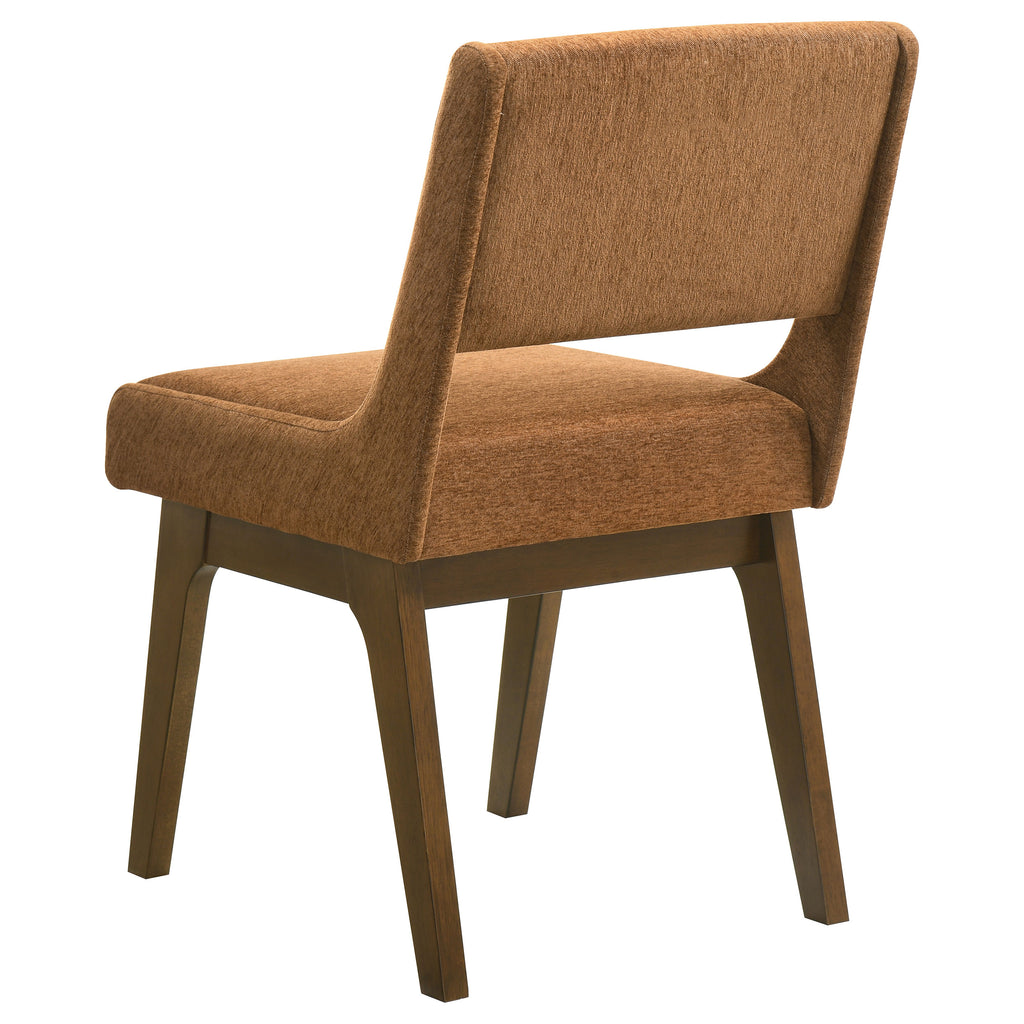 Galindo Upholstered Dining Side Chair Nutmeg (Set of 2)
