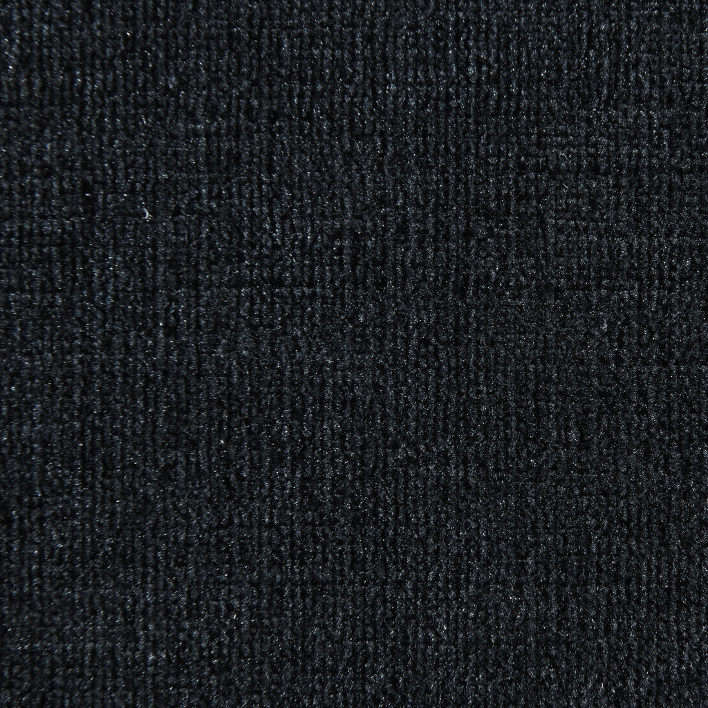 Summer Chenille Upholstered Channel Accent Bench Black