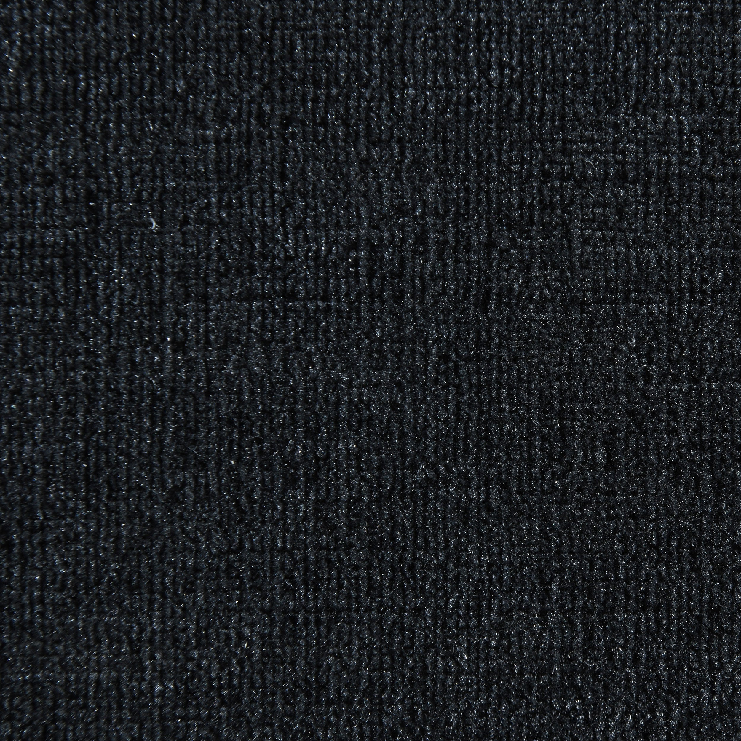 Summer Chenille Upholstered Channel Accent Bench Black