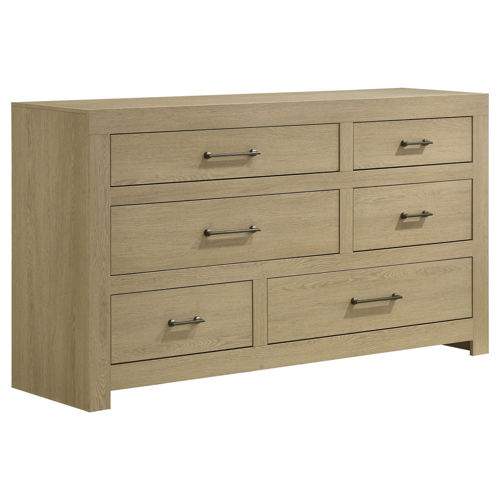 Hendricks 5-piece Queen Bedroom Set Light Oak