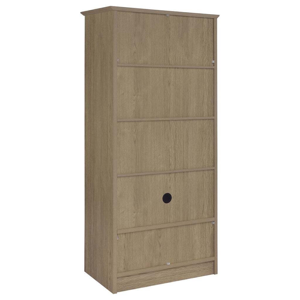 Arvida 2-door Bedroom Wardrobe Storage Cabinet Armoire Latte