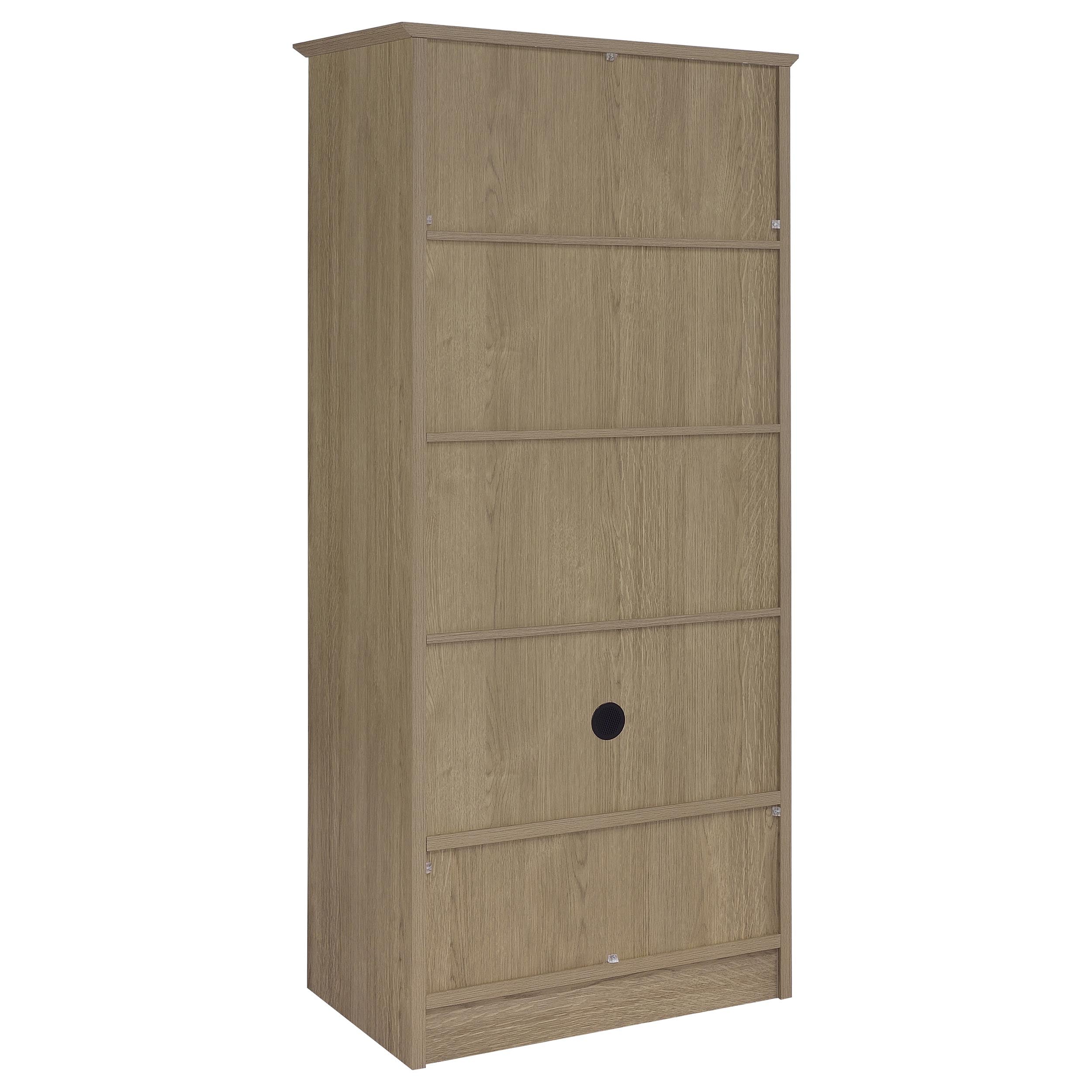 Arvida 2-door Bedroom Wardrobe Storage Cabinet Armoire Latte