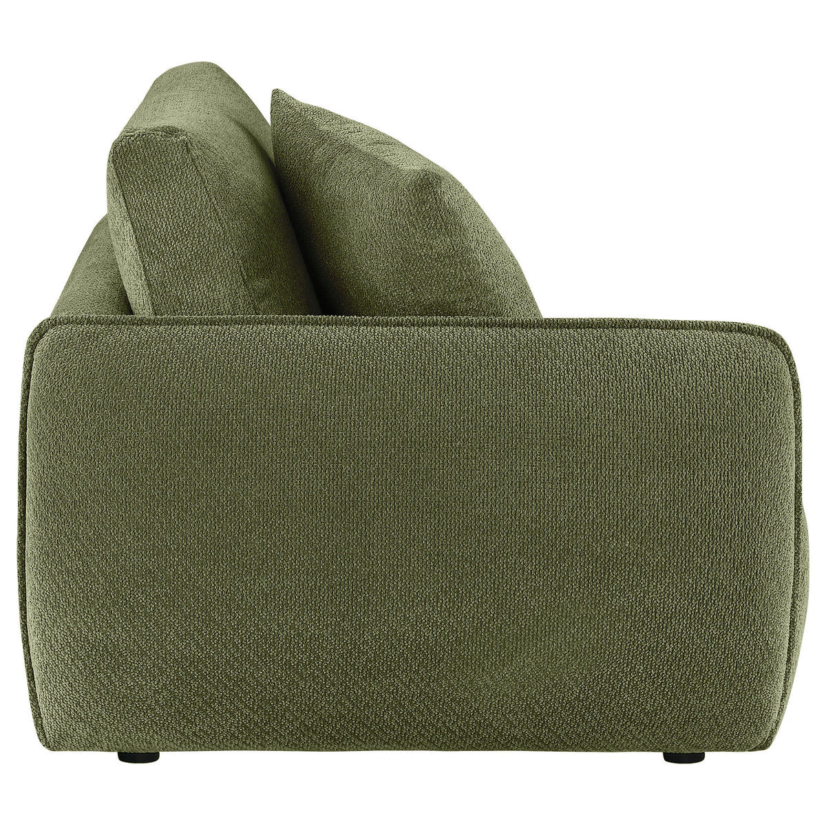 Elysia Fabric Upholstered Modular LAF Chair Green