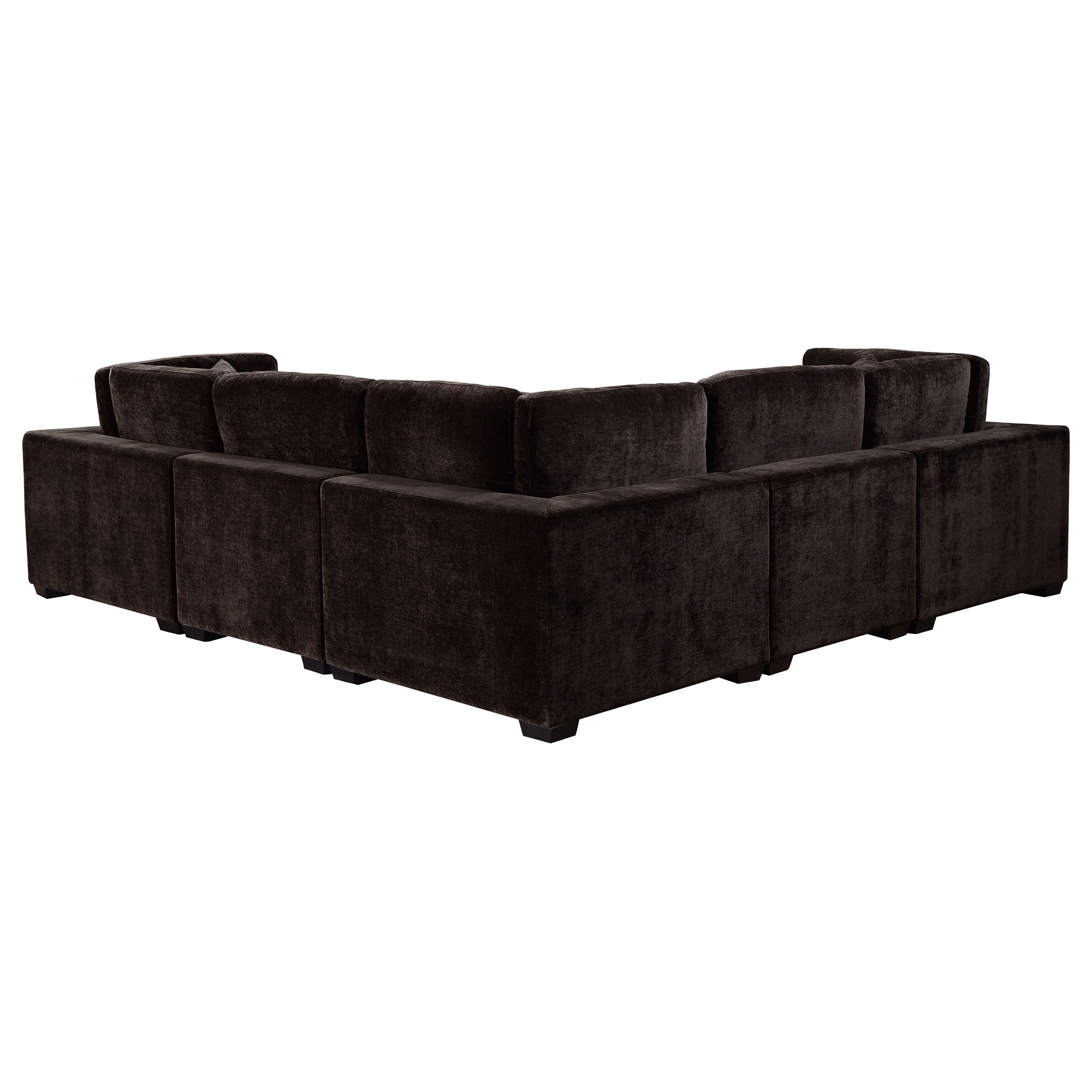 Cloud Lux 4-Piece Upholstered Modular Sectional Sofa
