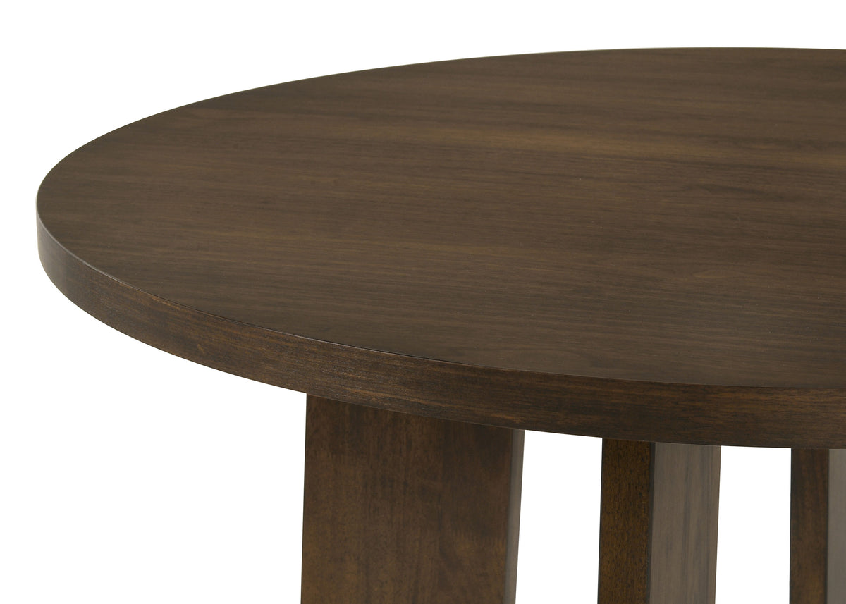 Strouse 5-piece Dining Set Grey and Walnut