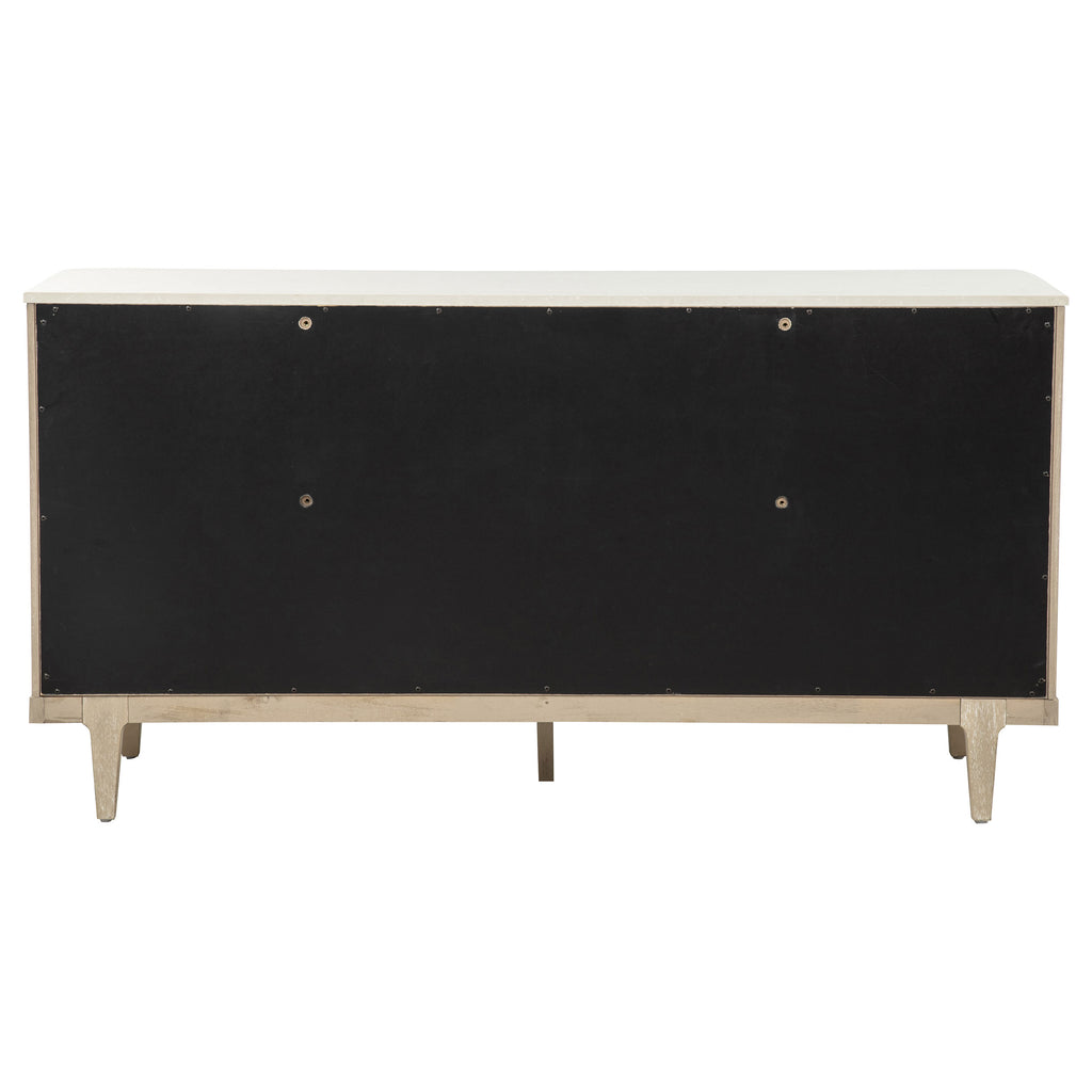 Lucaire 6-drawer Dresser Cabinet Sandstone